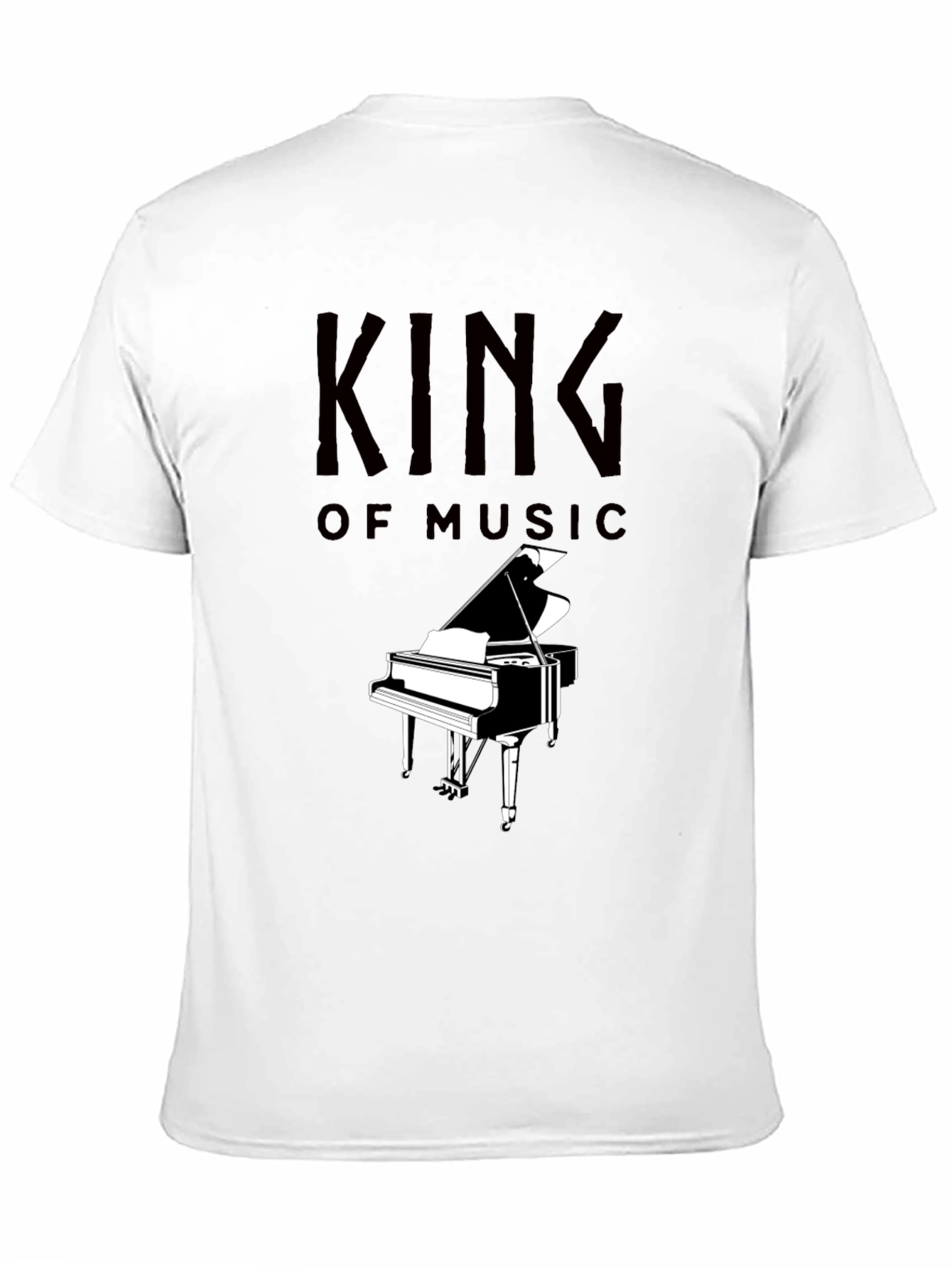 King of Music Piano T-Shirt