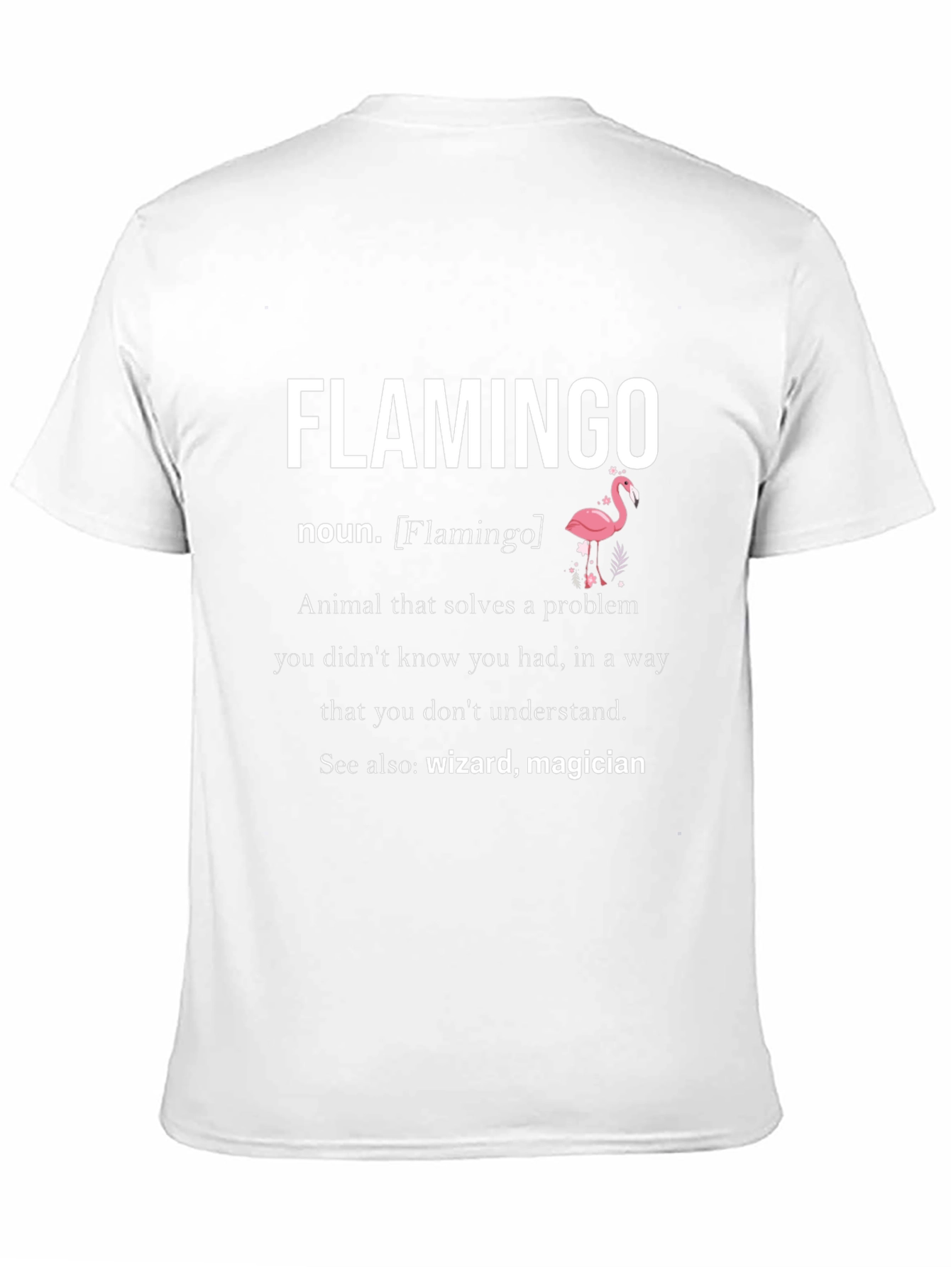 Funny Flamingo Definition Graphic Tee