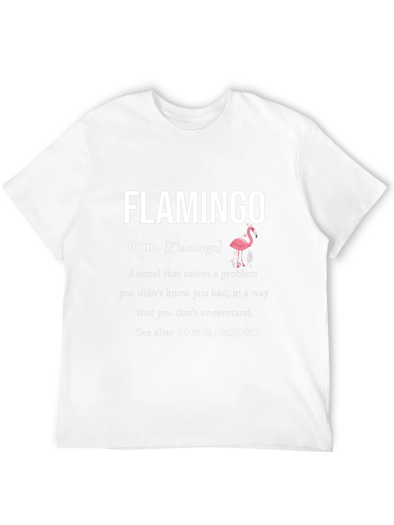 Funny Flamingo Definition Graphic Tee