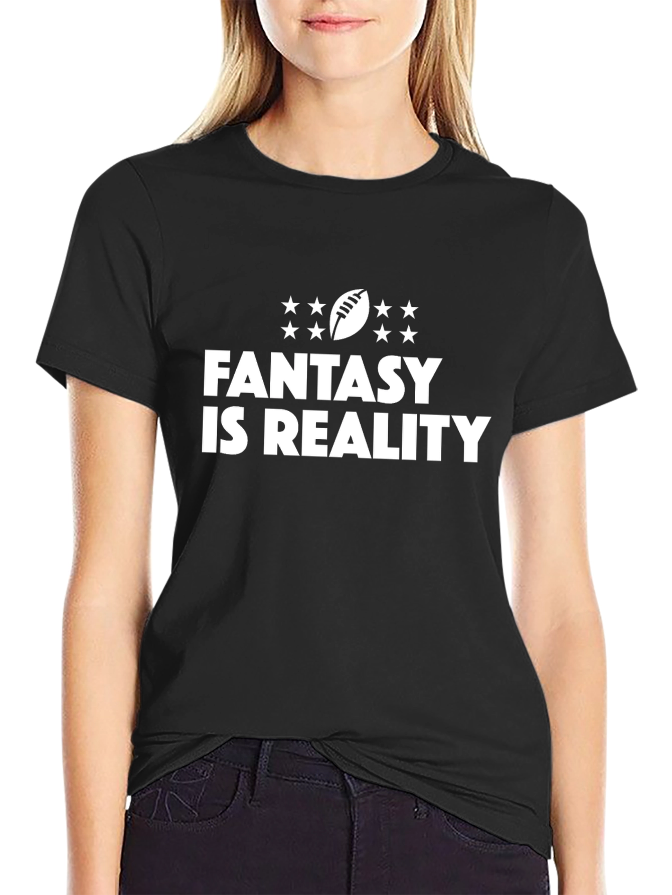 Fantasy is Reality Black T-Shirt