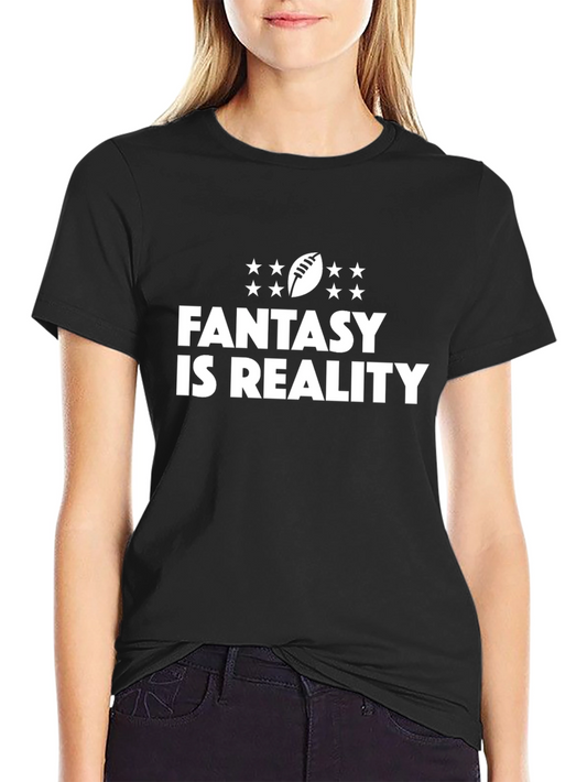 Fantasy is Reality Black T-Shirt
