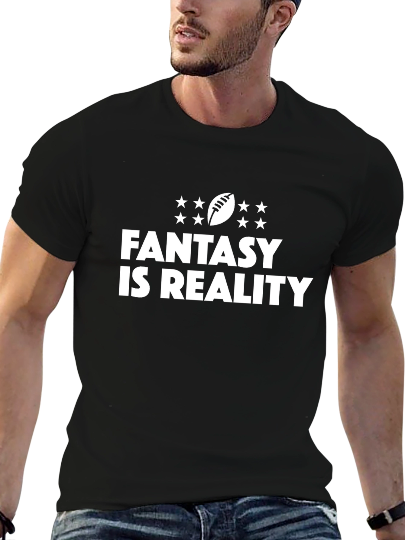 Fantasy is Reality Black T-Shirt