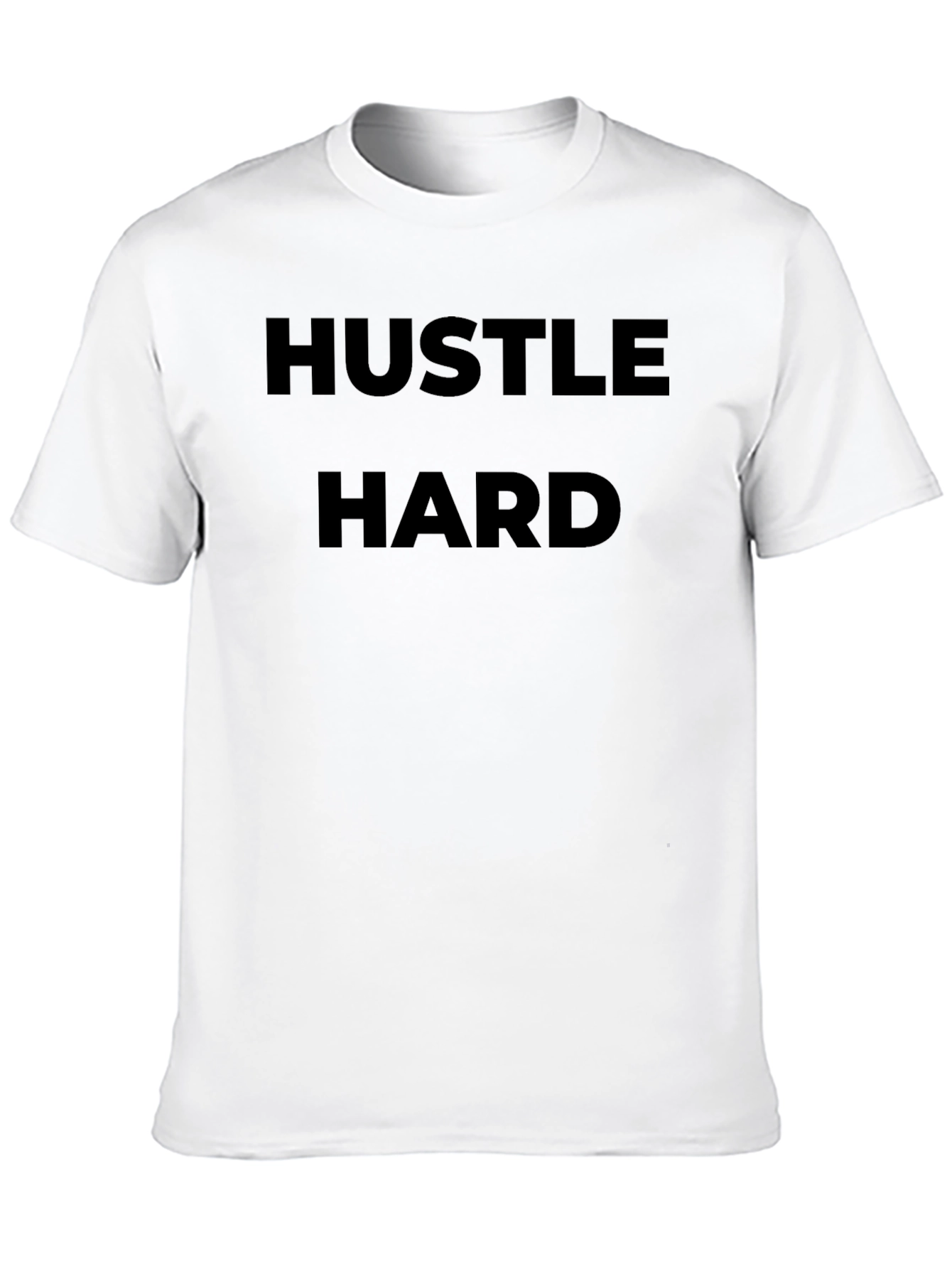 Hustle Hard Black Graphic Tee