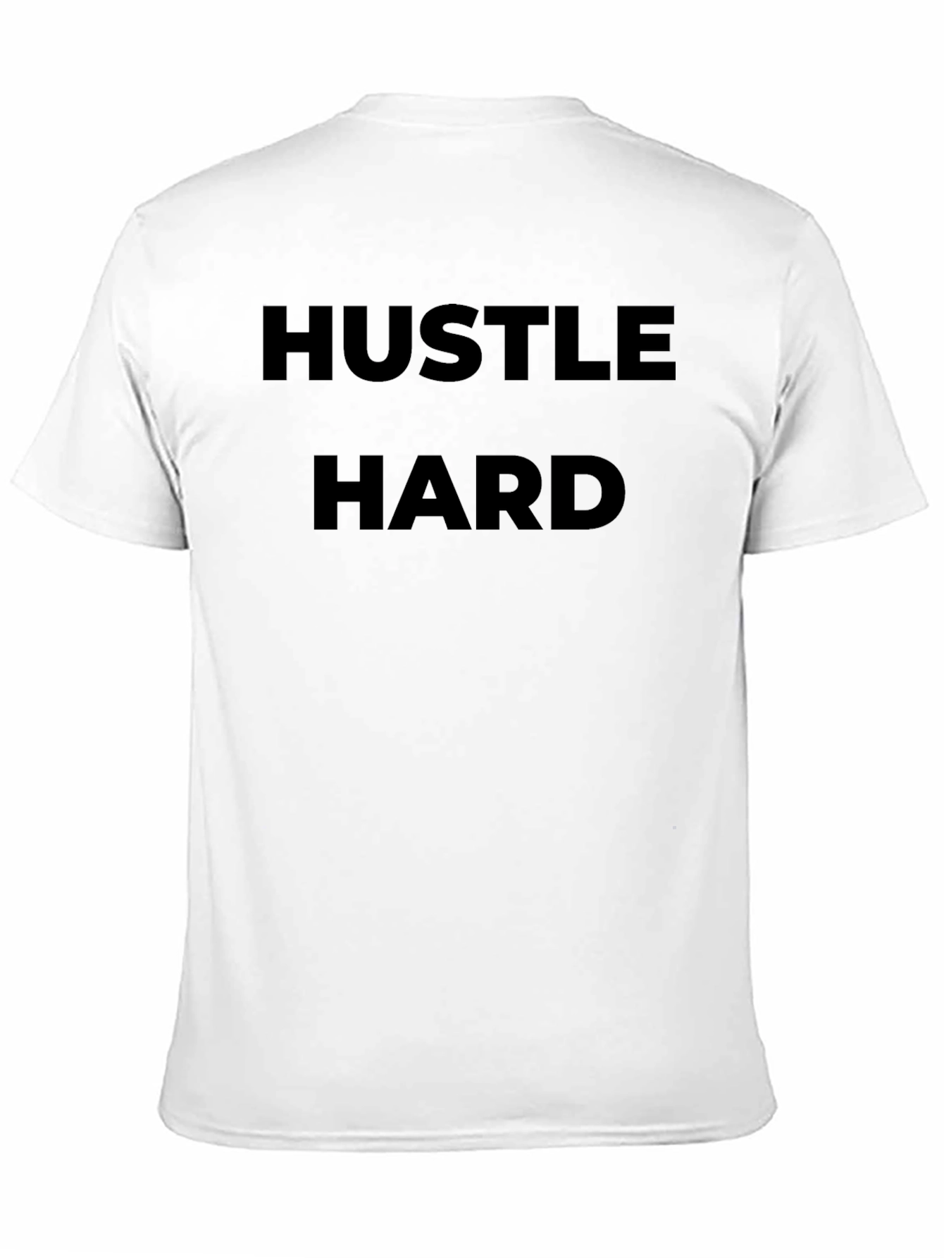 Hustle Hard Black Graphic Tee