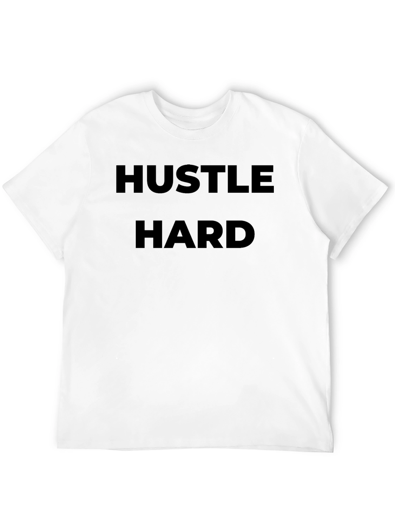 Hustle Hard Black Graphic Tee