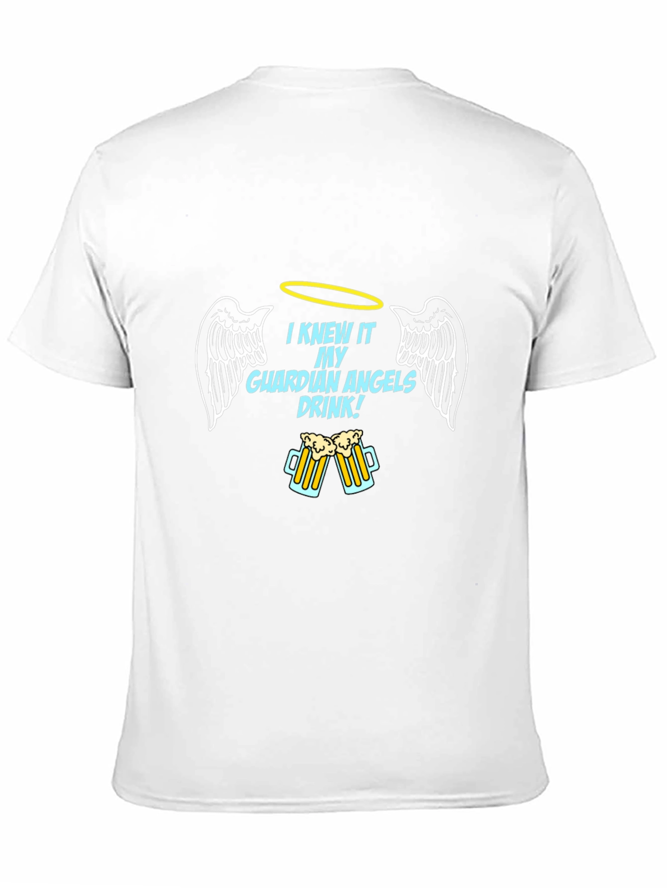 Guardian Angel Drink Black T-Shirt