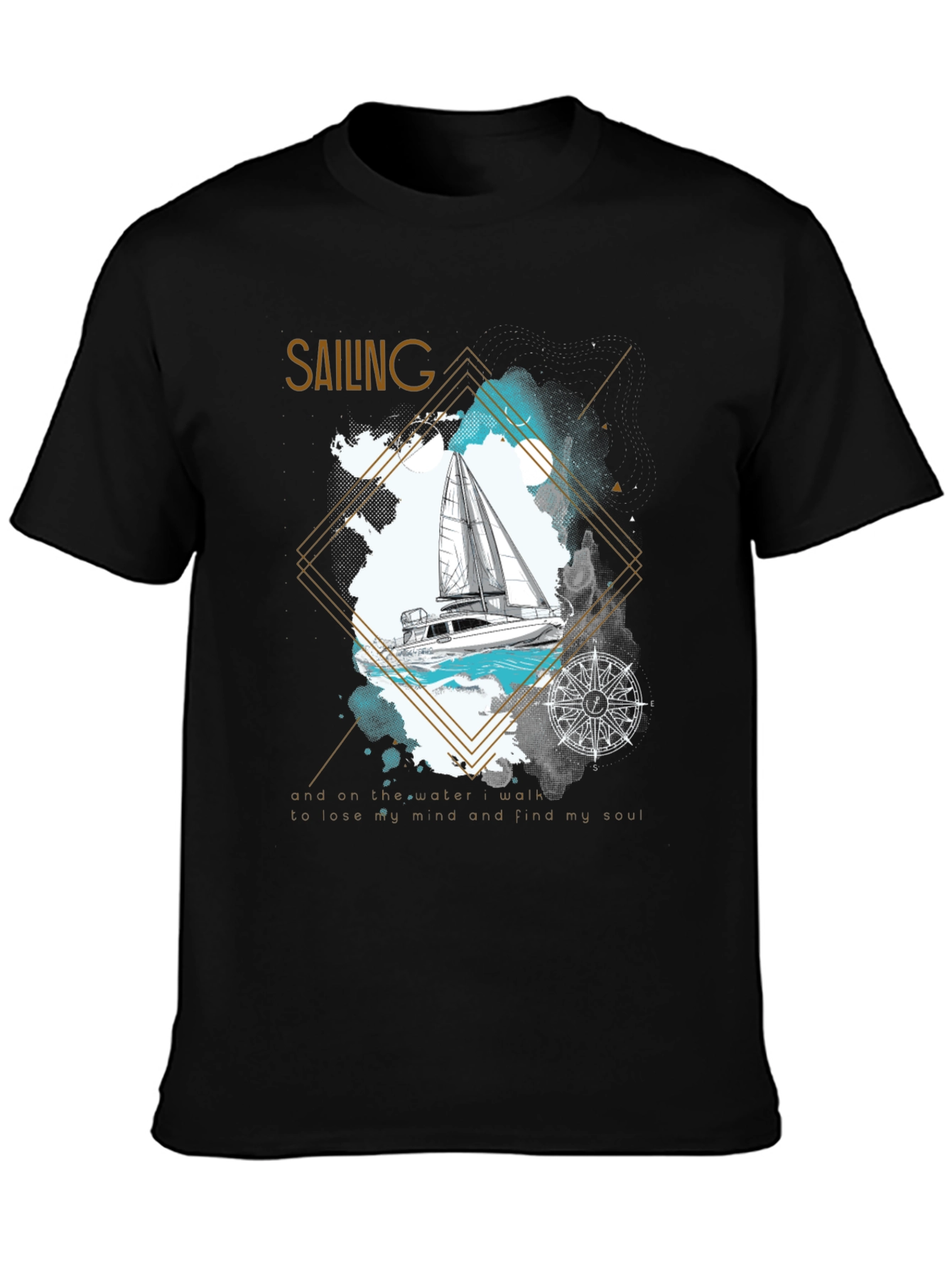 Sailing Graphic T-Shirt - Nautical Adventure Tee