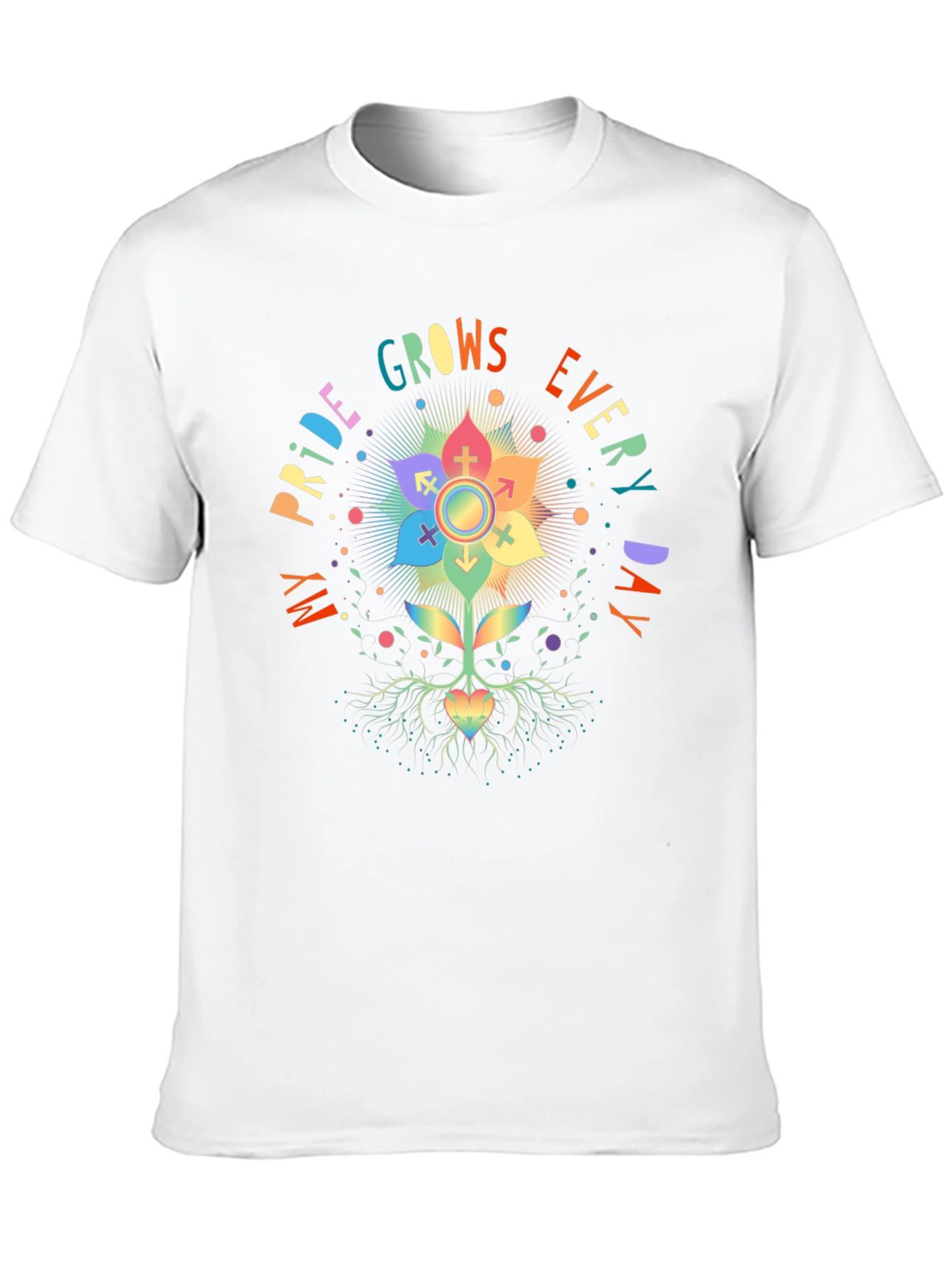 Pride Grows Everyday LGBTQ+ T-Shirt