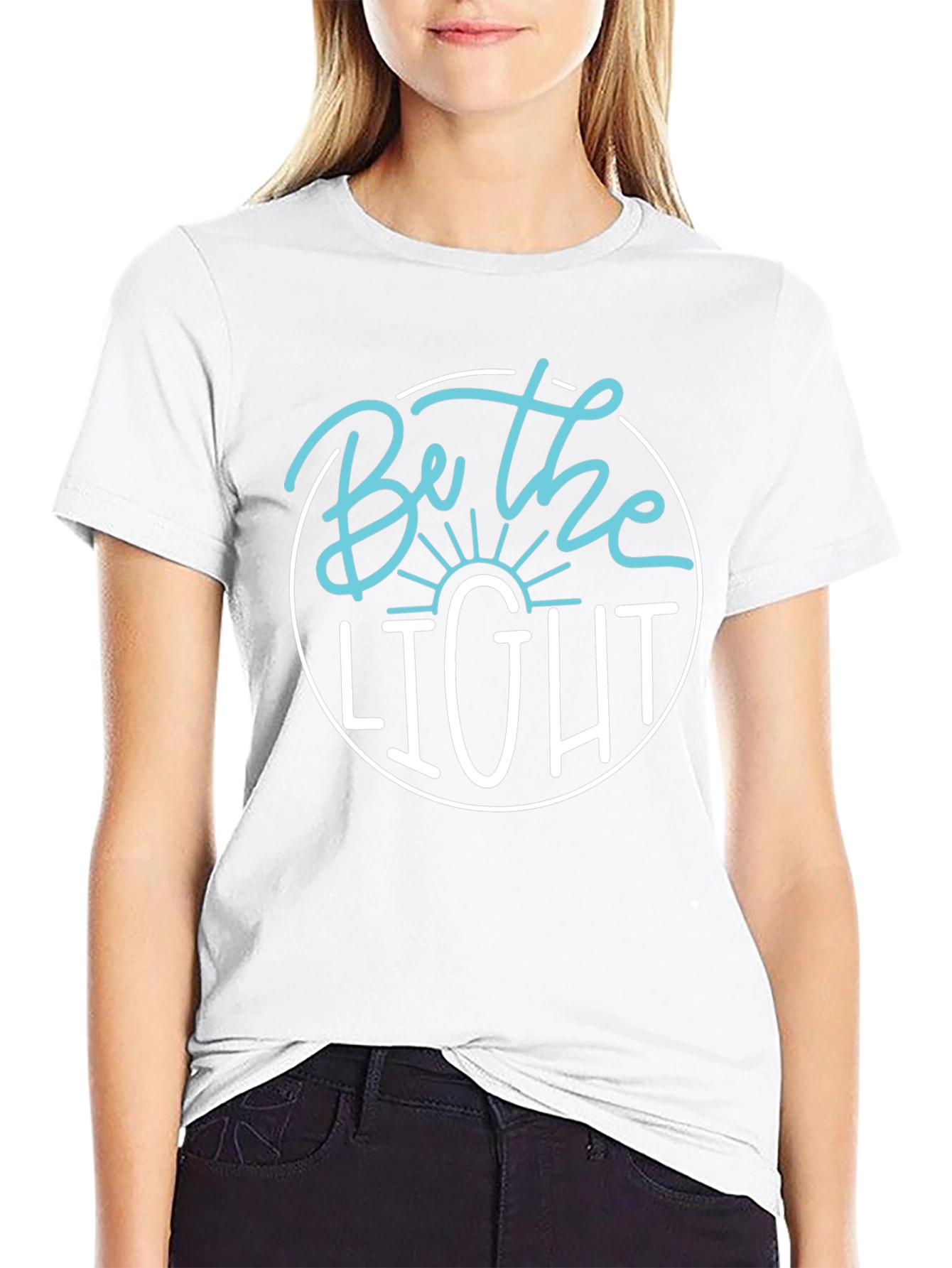 Be The Light Graphic Tee - Inspirational T-Shirt