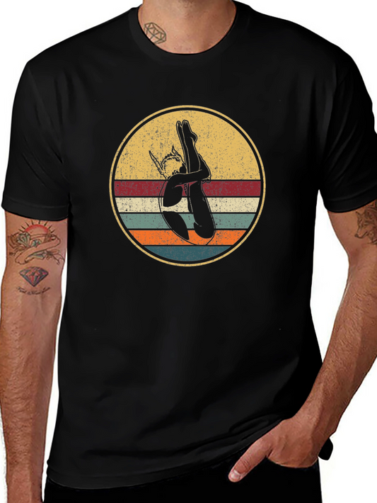 Retro Diver T-Shirt - Vintage Style Graphic Tee
