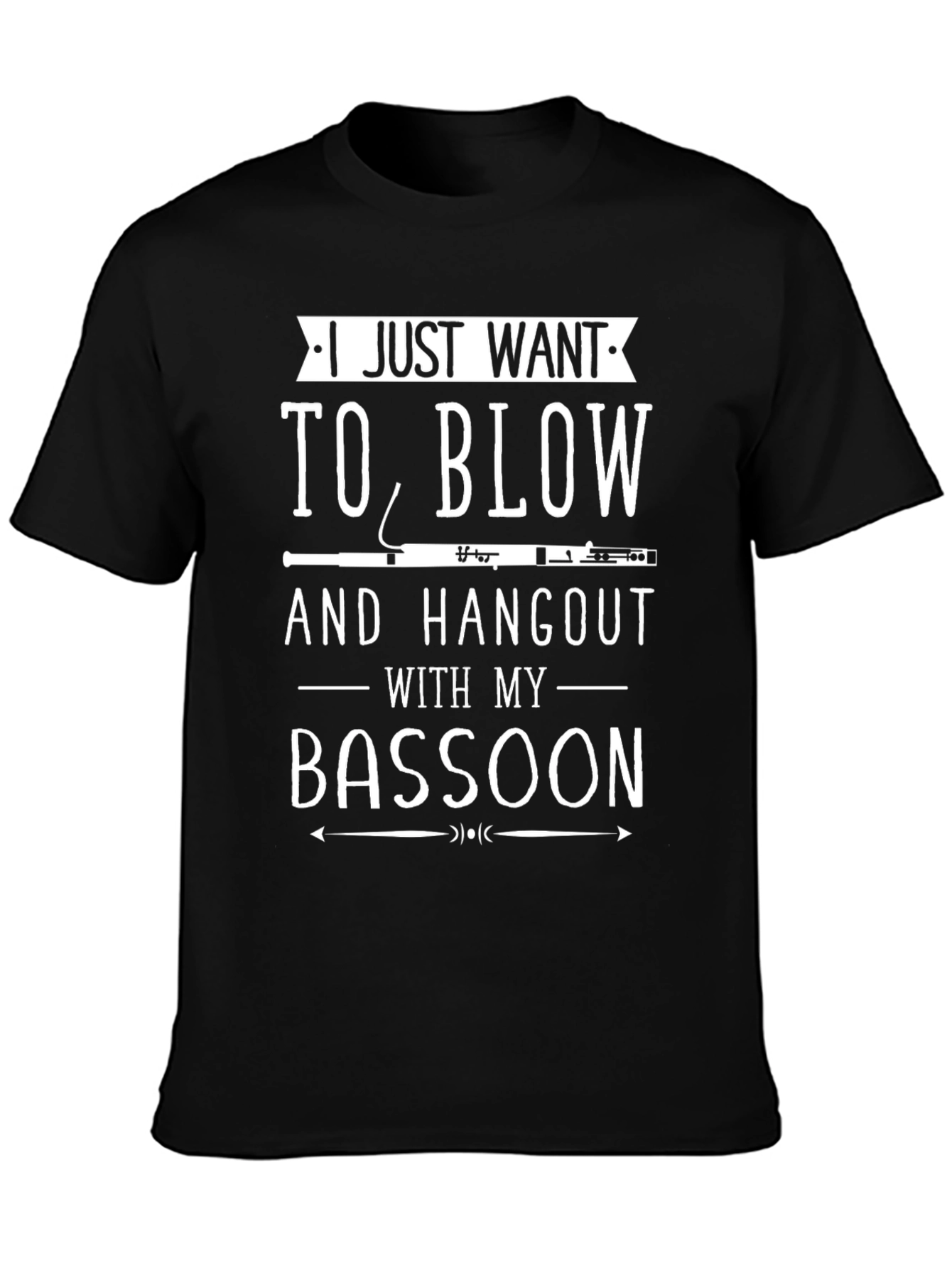 Bassoon Player T-Shirt: Blow & Hangout Tee