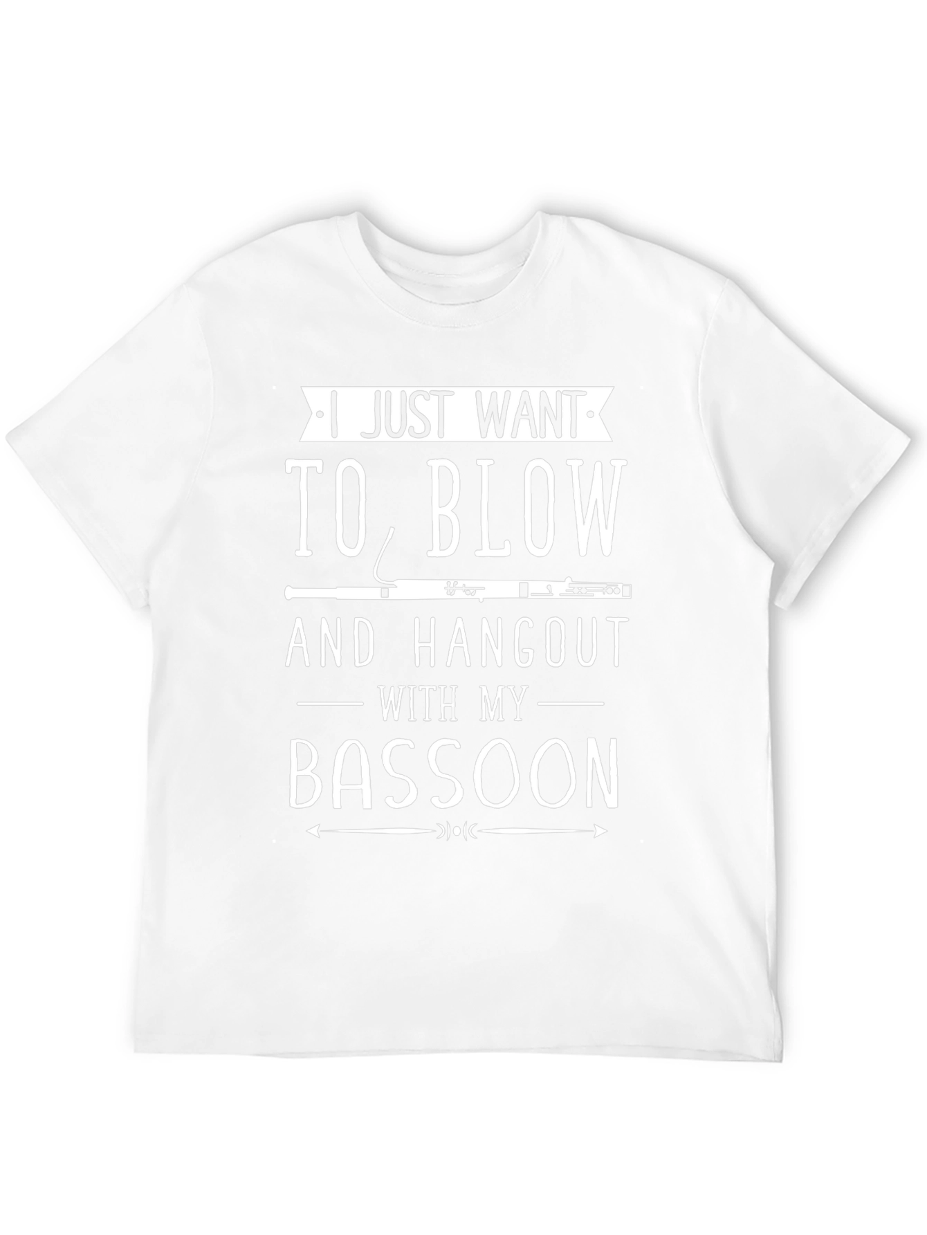 Bassoon Player T-Shirt: Blow & Hangout Tee
