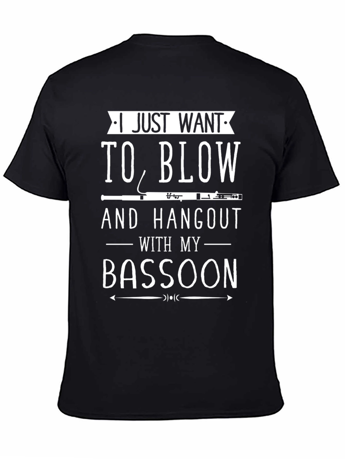 Bassoon Player T-Shirt: Blow & Hangout Tee