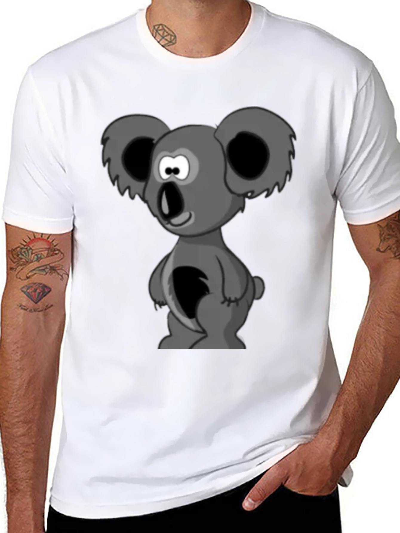 Koala Bear Graphic T-Shirt - Soft Cotton Blend
