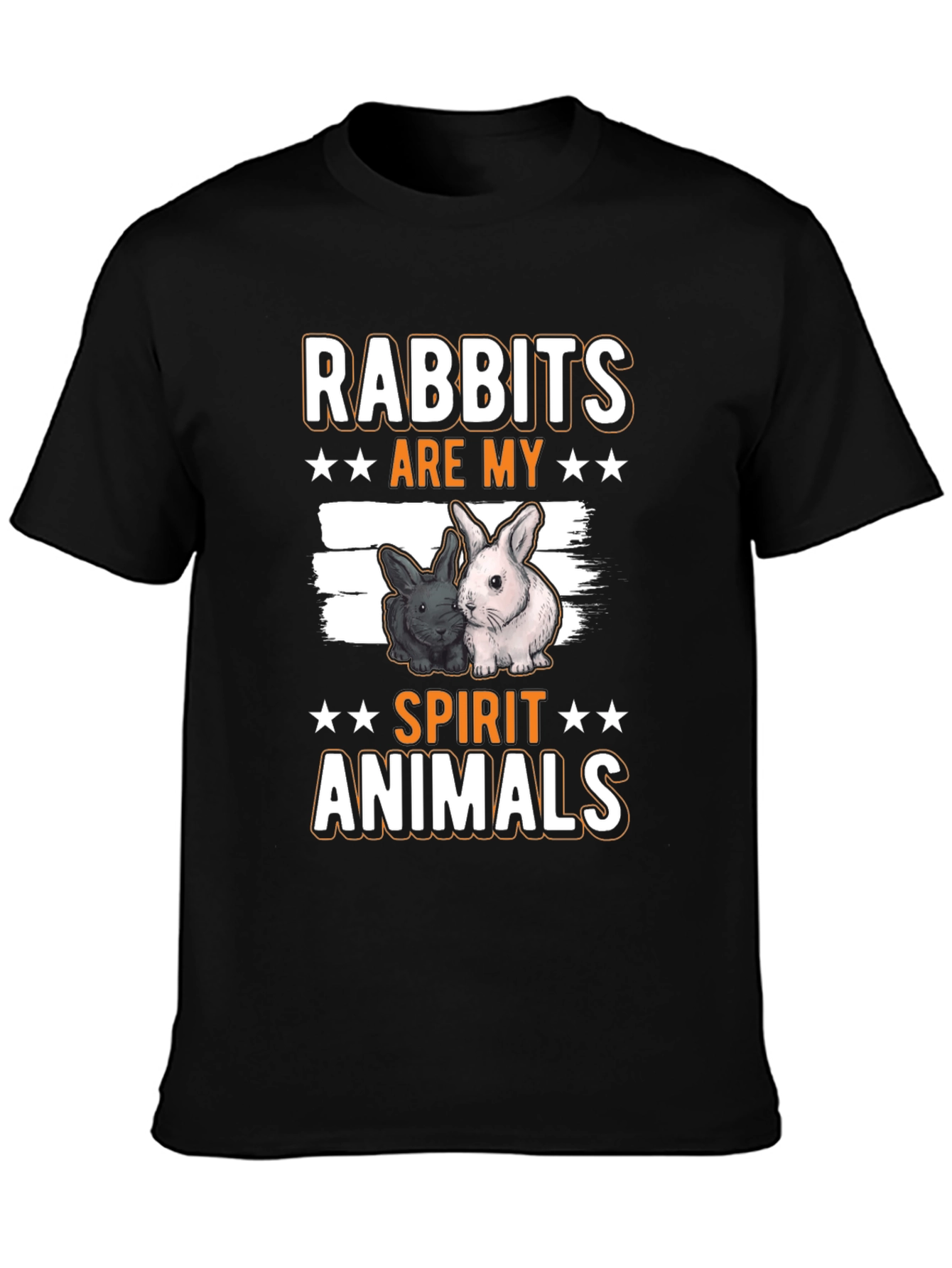 Rabbits Are My Spirit Animals Graphic T-Shirt