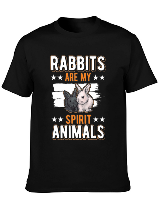 Rabbits Are My Spirit Animals Graphic T-Shirt
