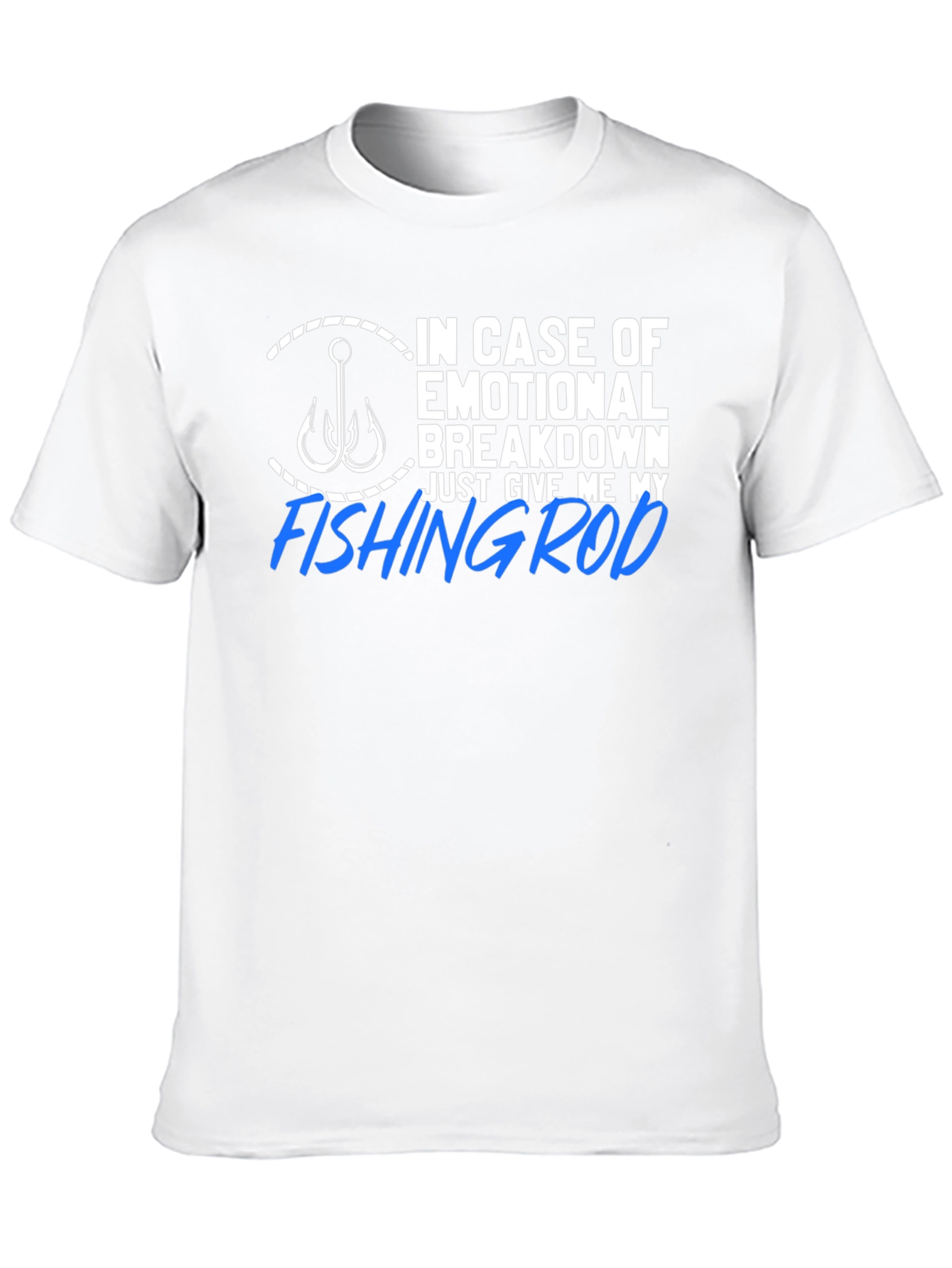 Fishing Rod T-Shirt - Emotional Rescue Humor