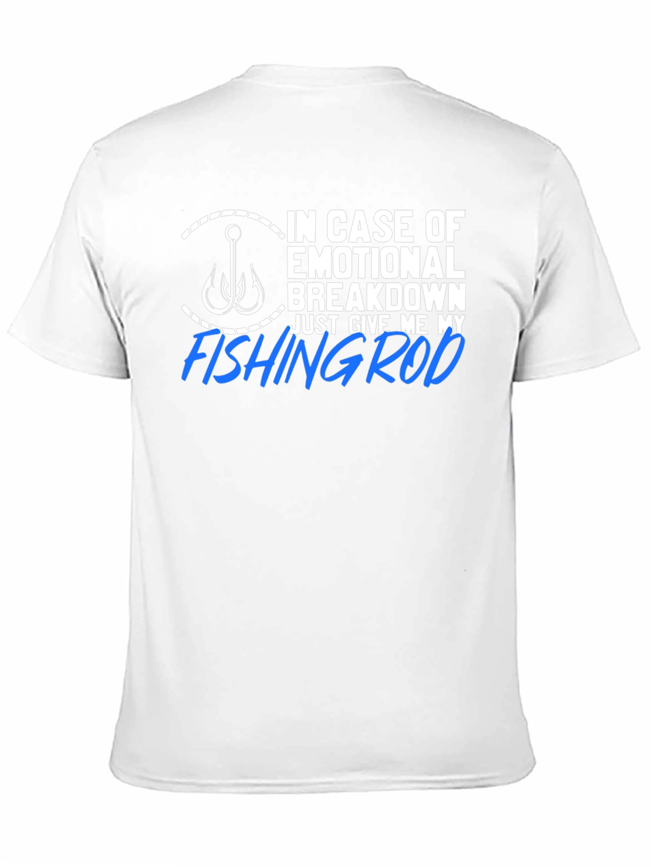 Fishing Rod T-Shirt - Emotional Rescue Humor