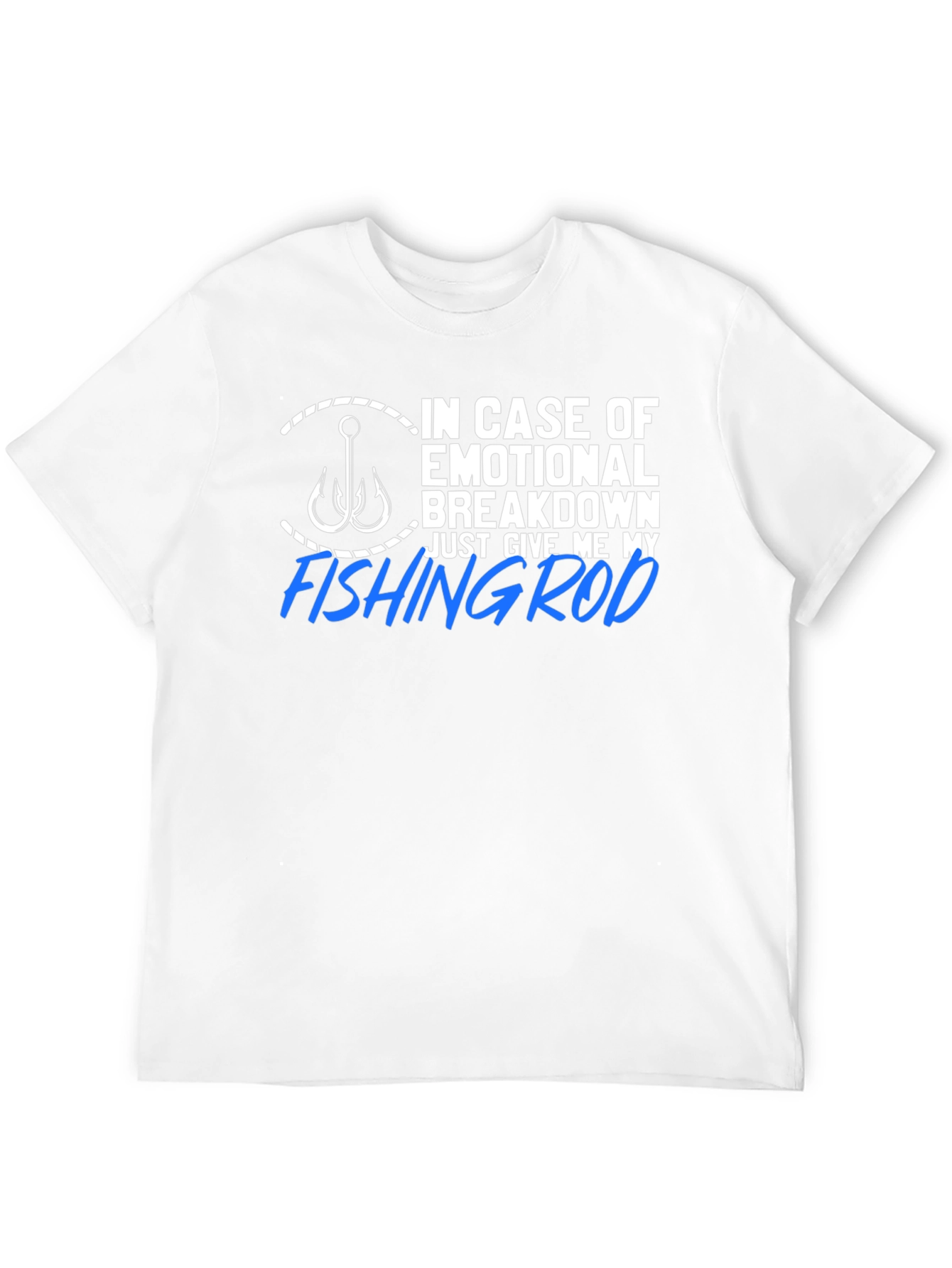 Fishing Rod T-Shirt - Emotional Rescue Humor
