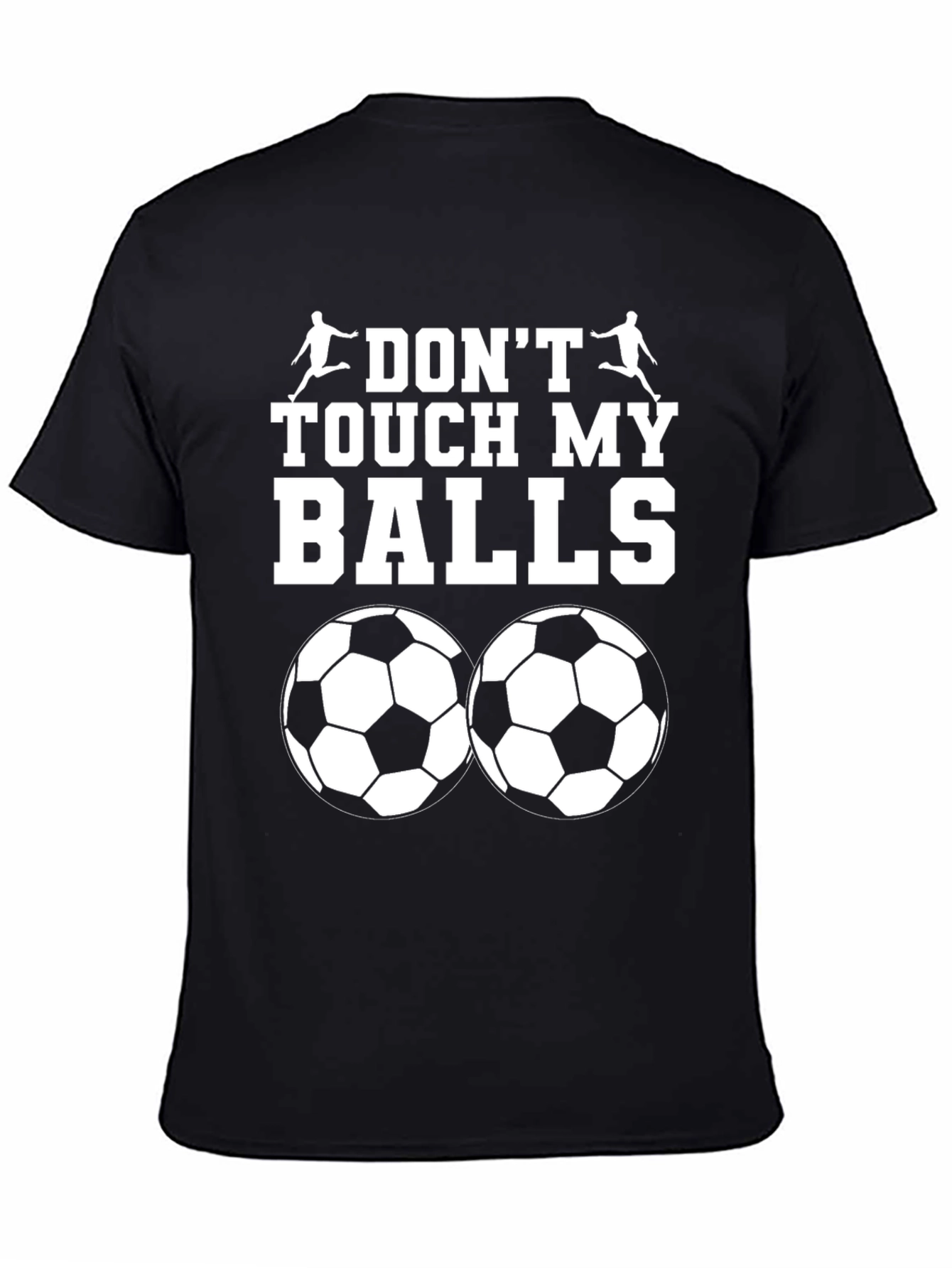 Funny Soccer Balls Graphic T-Shirt