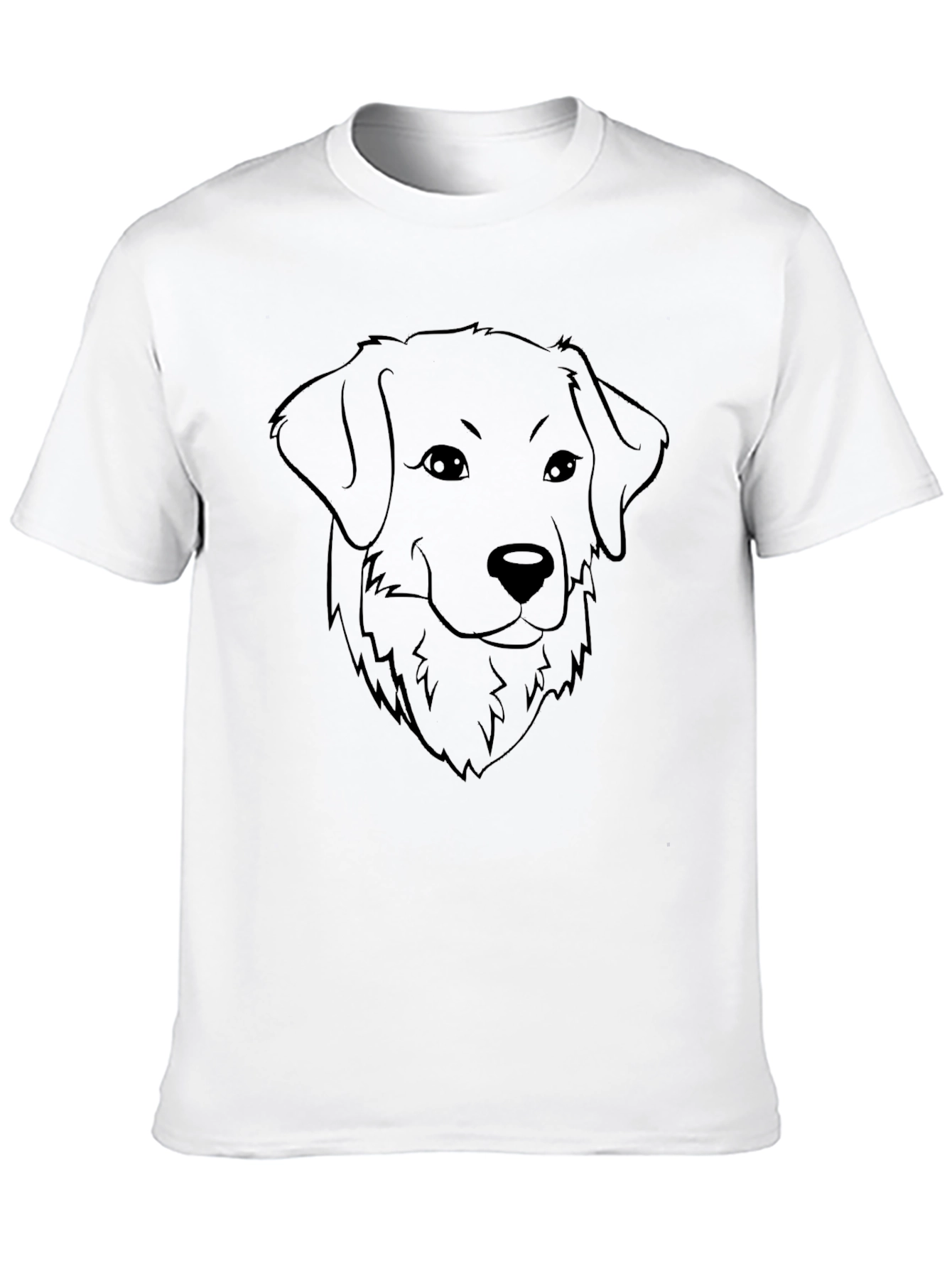 Dog Graphic Tee - Mens Black T-Shirt