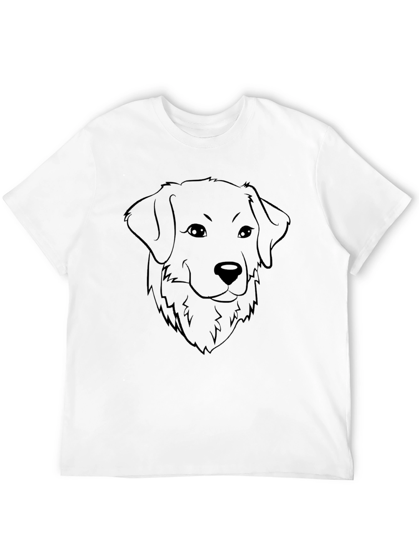 Dog Graphic Tee - Mens Black T-Shirt