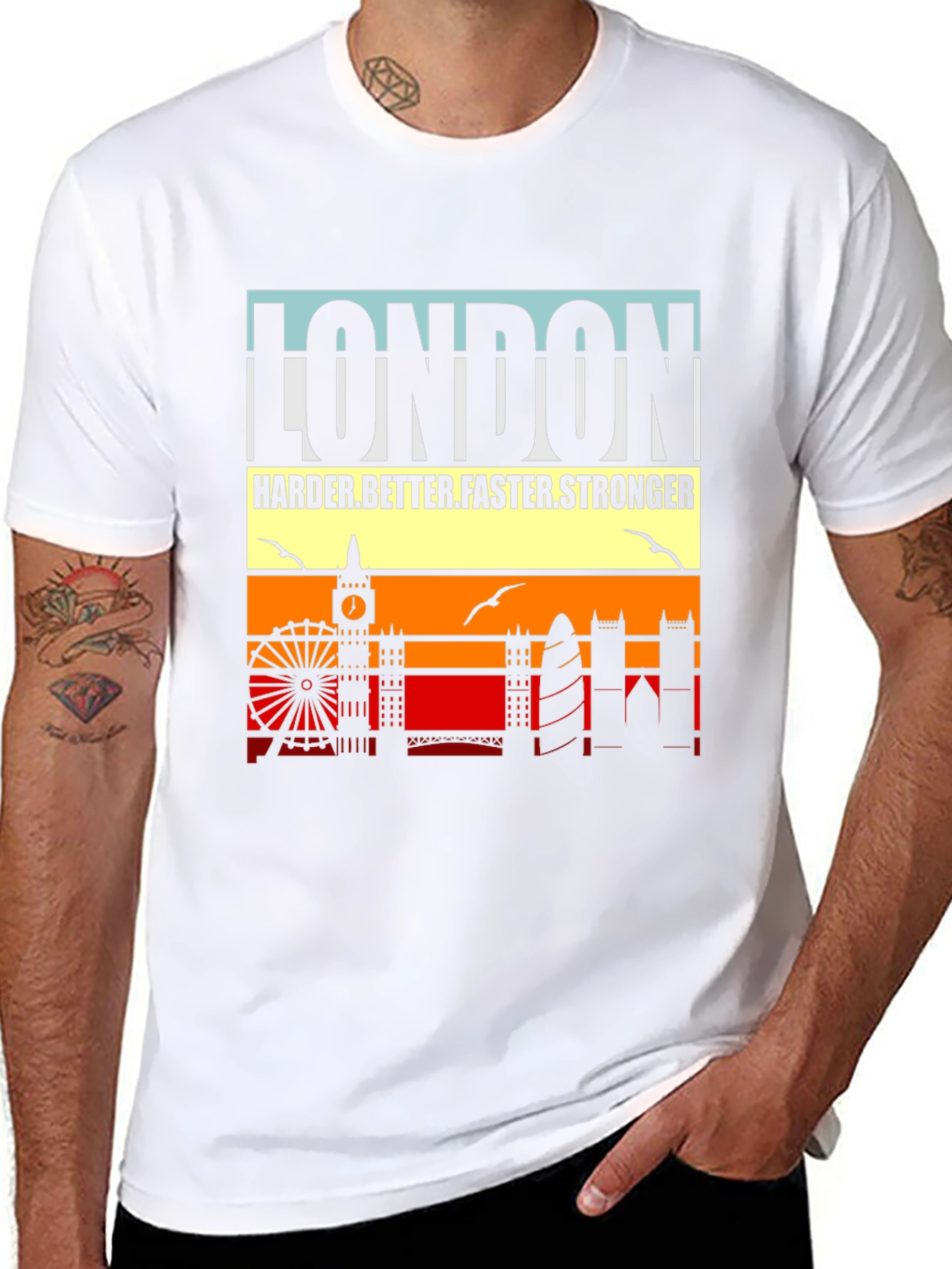 London Harder Better Stronger T-Shirt