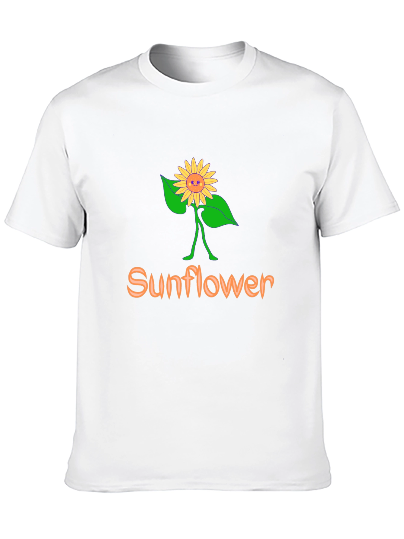 Sunflower Graphic T-Shirt - Trendy Casual Tee