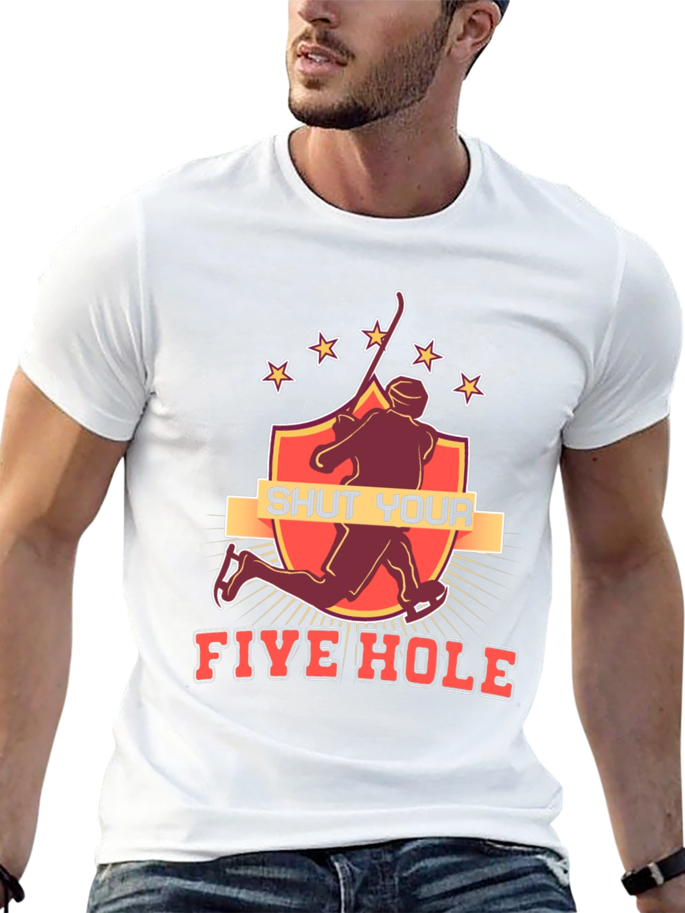 Shut Your Five Hole Hockey T-Shirt