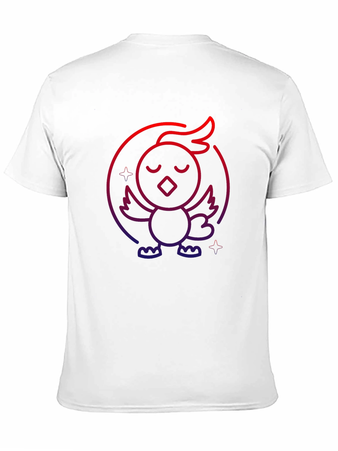 Neon Chicken Graphic Tee - Casual Comfort