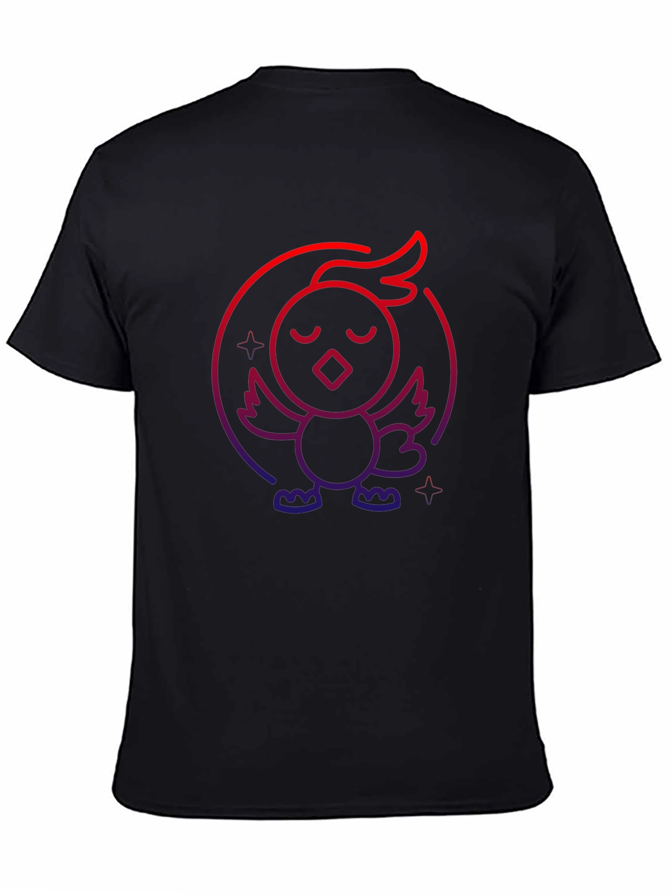 Neon Chicken Graphic Tee - Casual Comfort