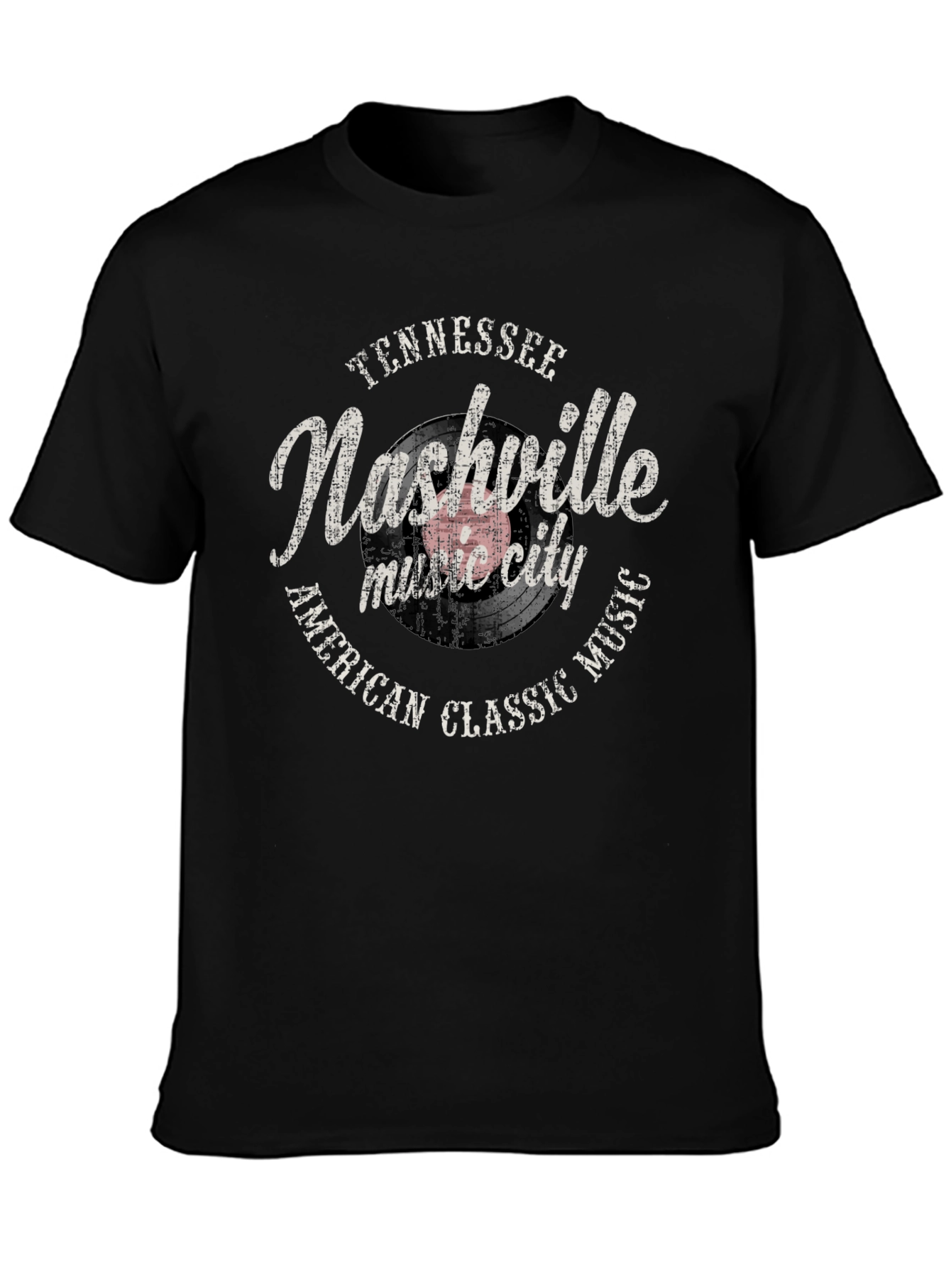 Nashville Tennessee Music City Graphic T-Shirt