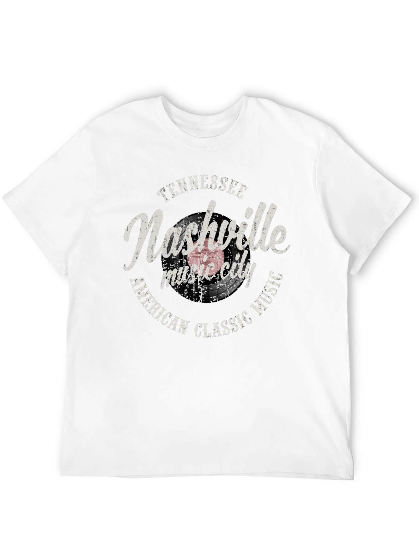 Nashville Tennessee Music City Graphic T-Shirt