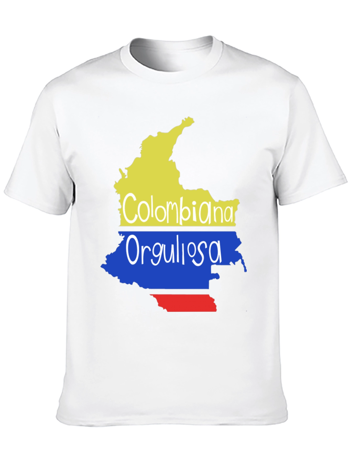 Colombiana Orgullosa Map T-Shirt - Black