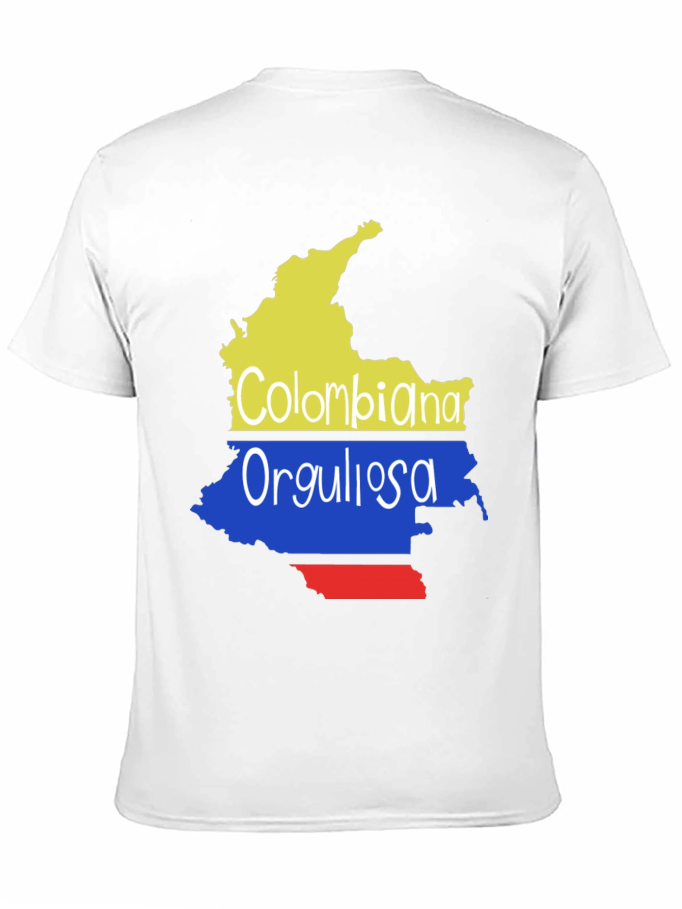 Colombiana Orgullosa Map T-Shirt - Black