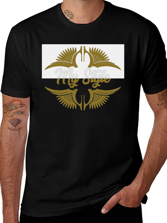 My Style Black Graphic T-Shirt