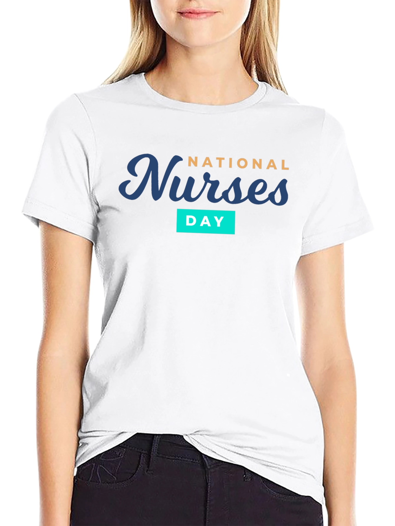 National Nurses Day Black T-Shirt