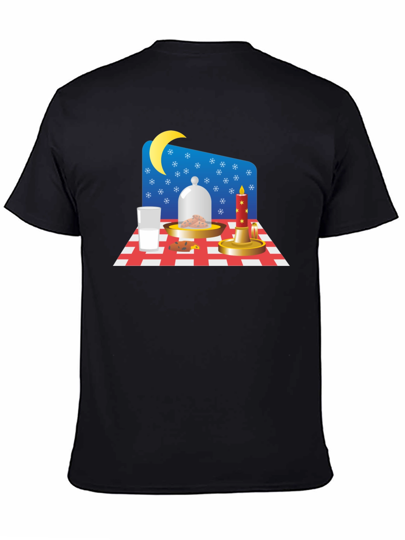 Festive Midnight Snack Graphic Tee - Santas Treat