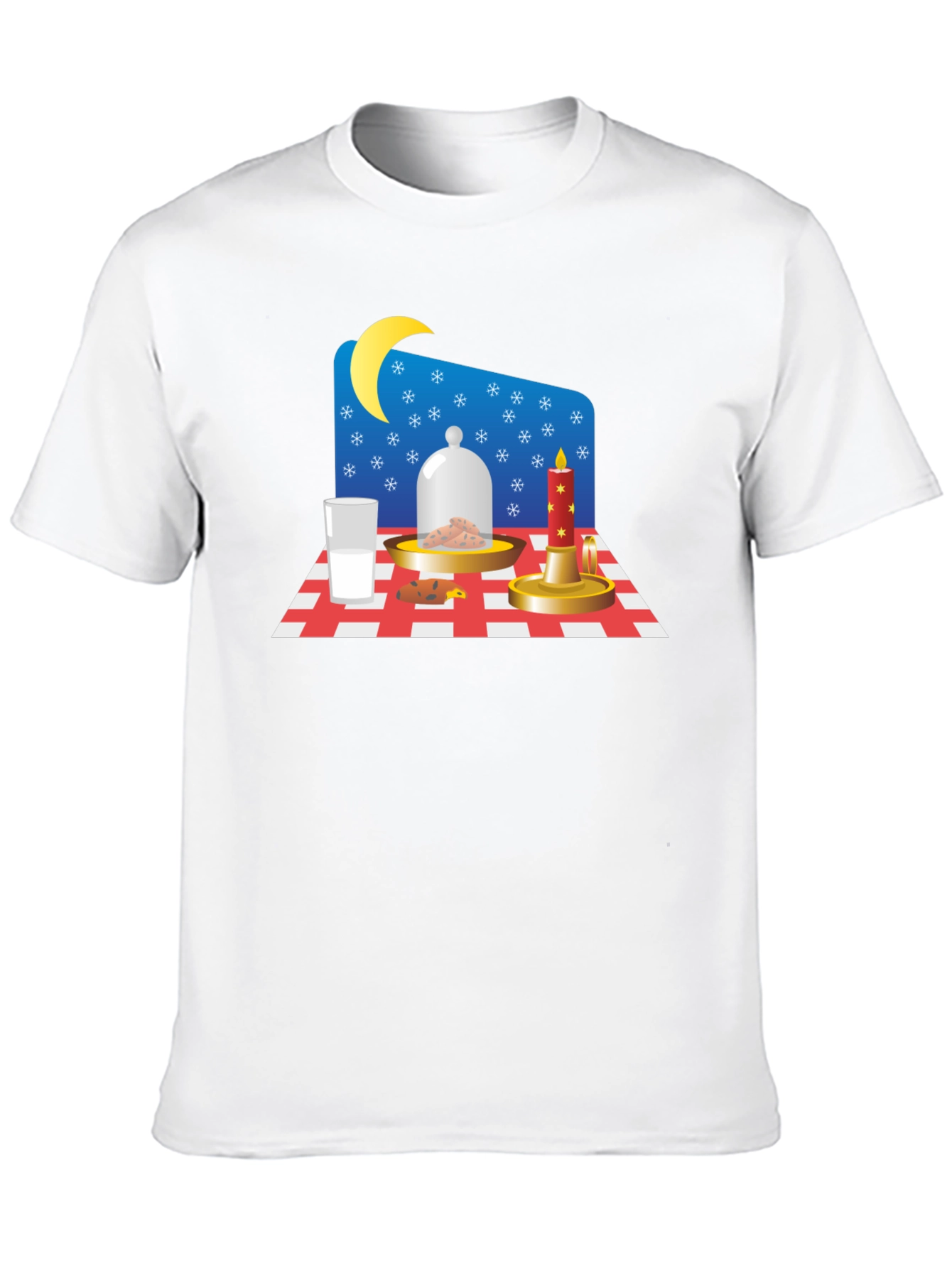 Festive Midnight Snack Graphic Tee - Santas Treat