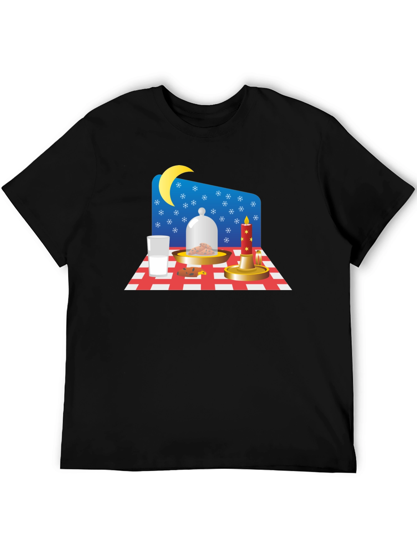 Festive Midnight Snack Graphic Tee - Santas Treat