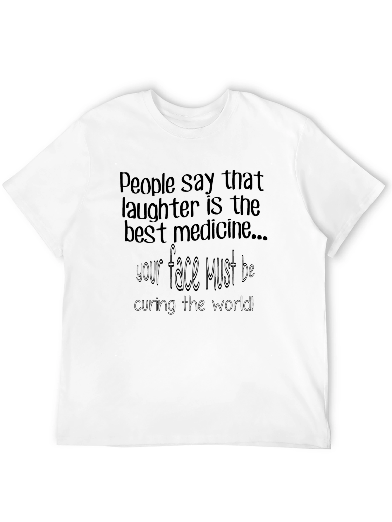 Laughter is Medicine Graphic T-Shirt