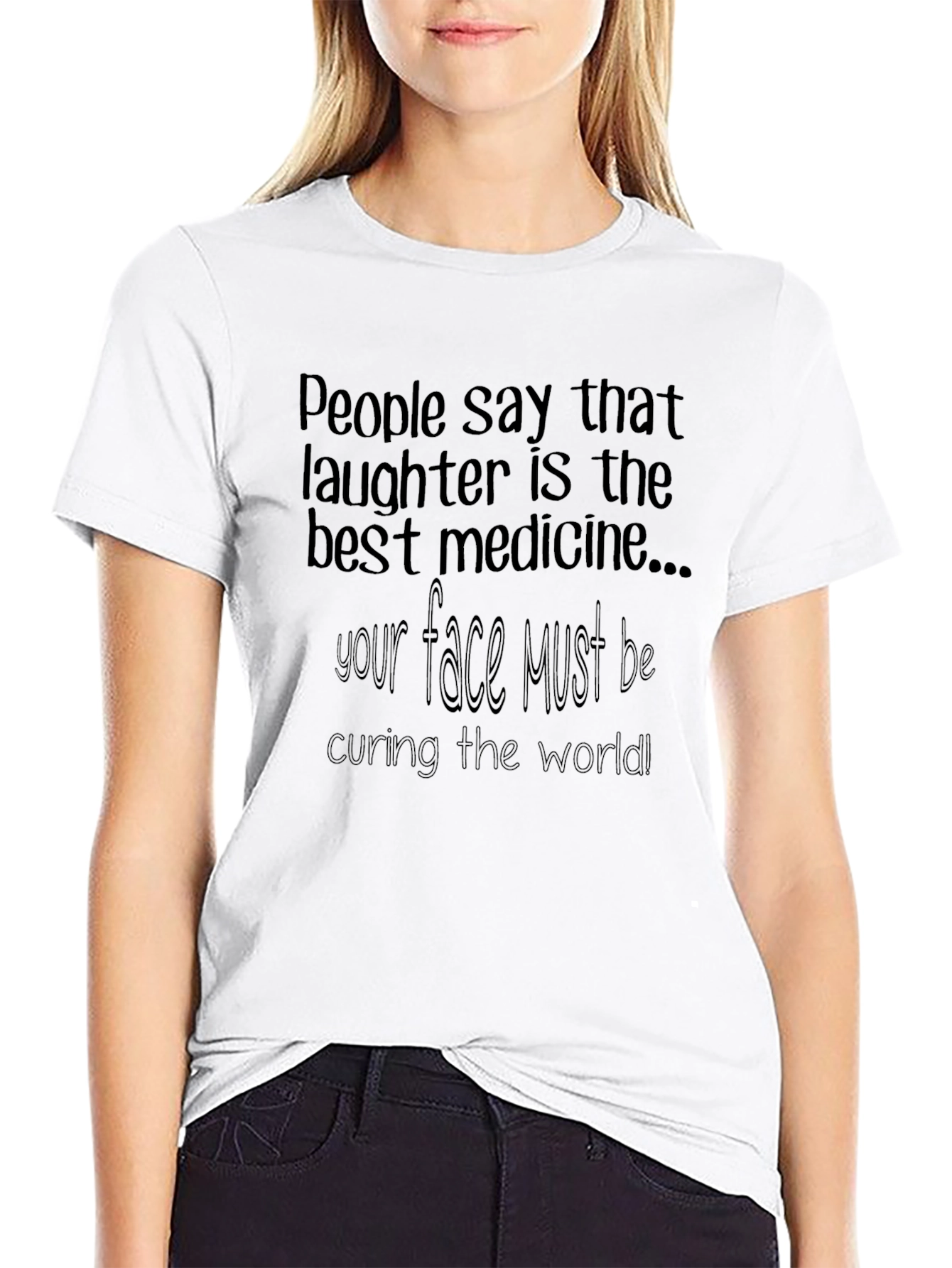 Laughter is Medicine Graphic T-Shirt