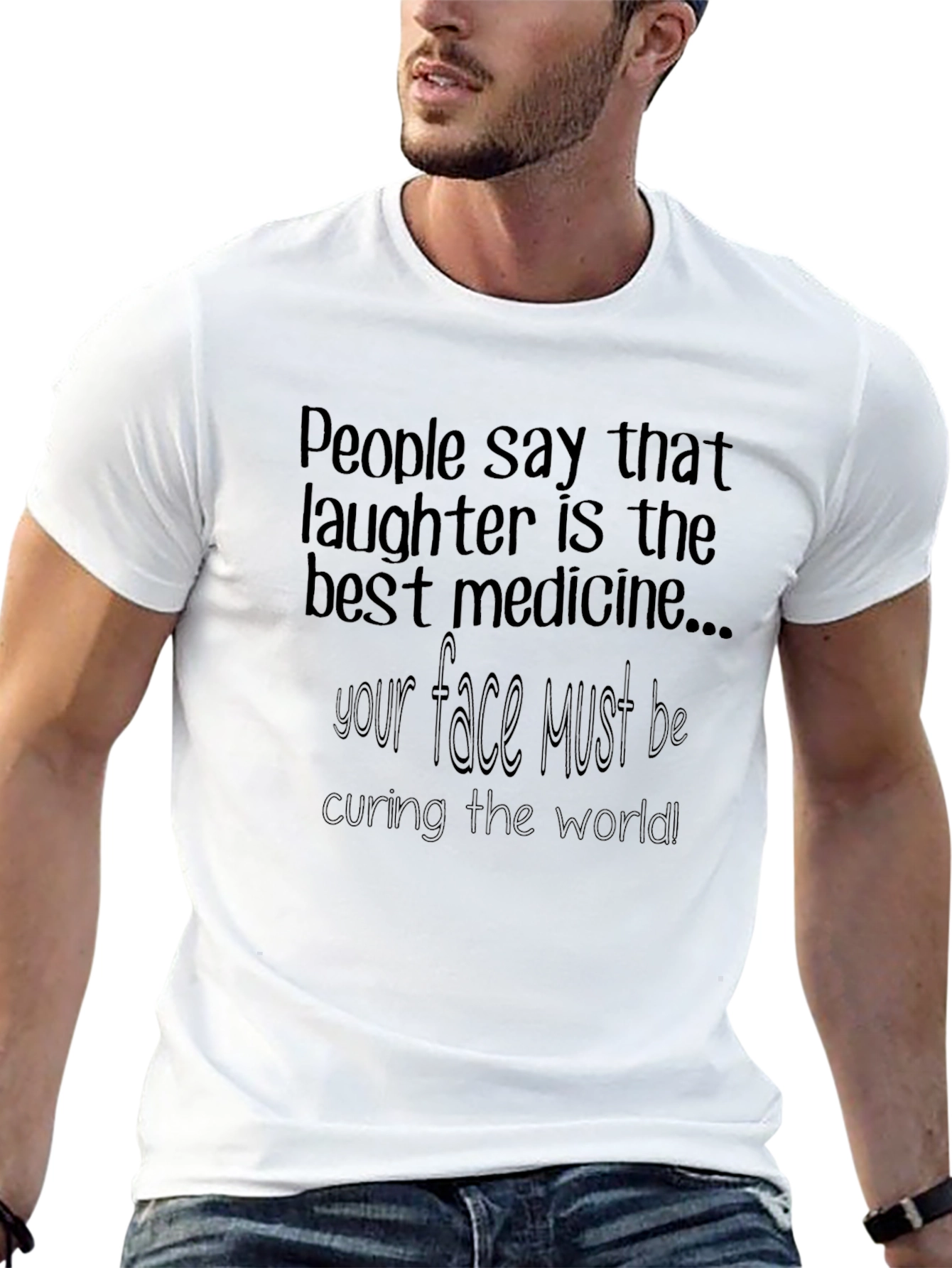 Laughter is Medicine Graphic T-Shirt