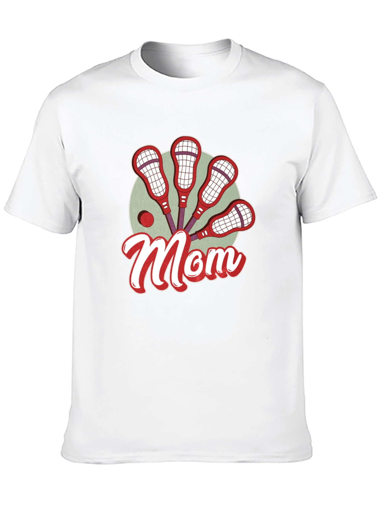 Lacrosse Mom Graphic T-Shirt - Black