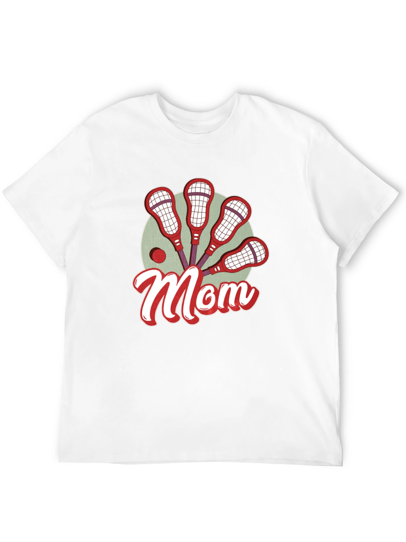 Lacrosse Mom Graphic T-Shirt - Black