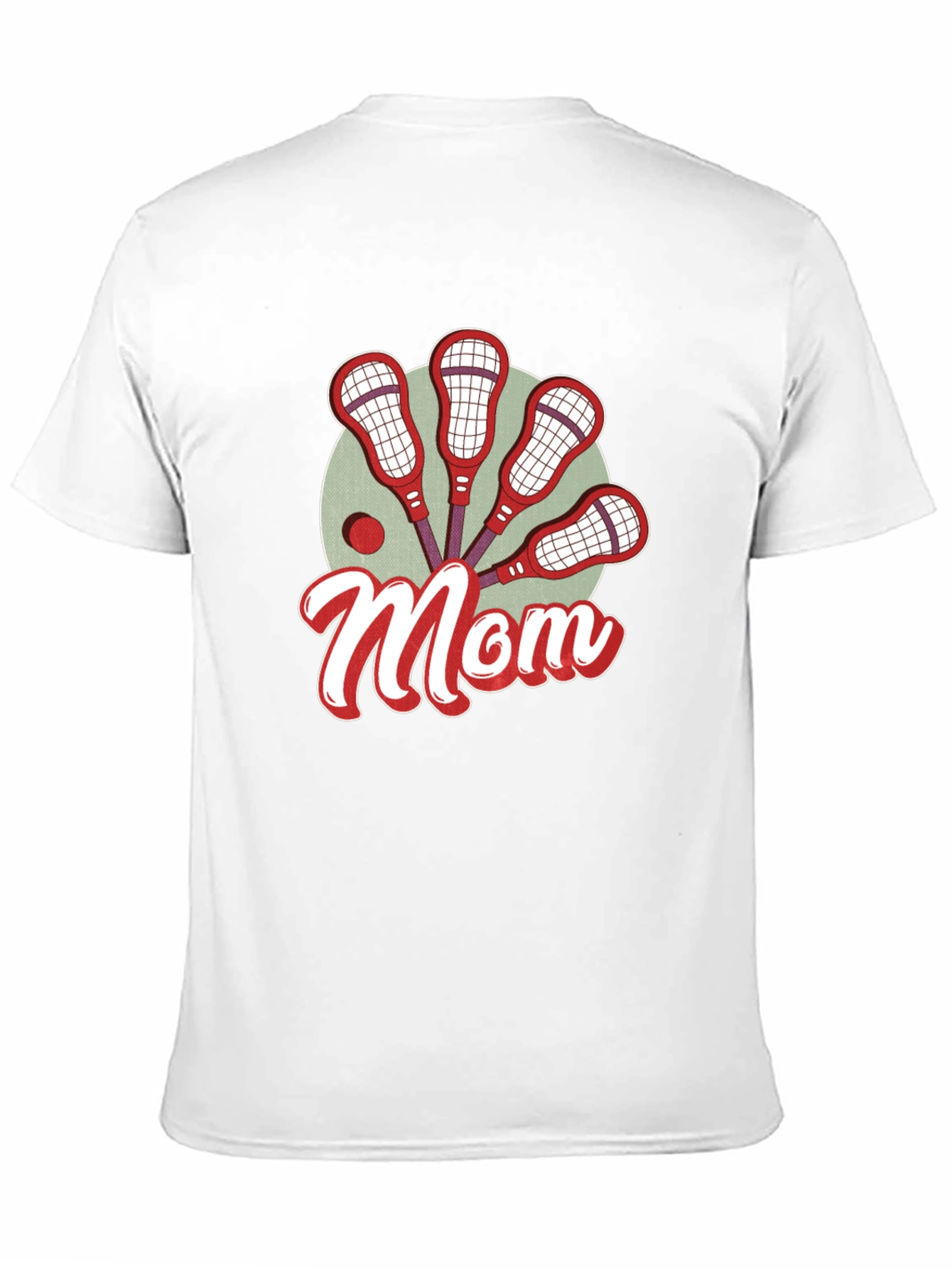 Lacrosse Mom Graphic T-Shirt - Black