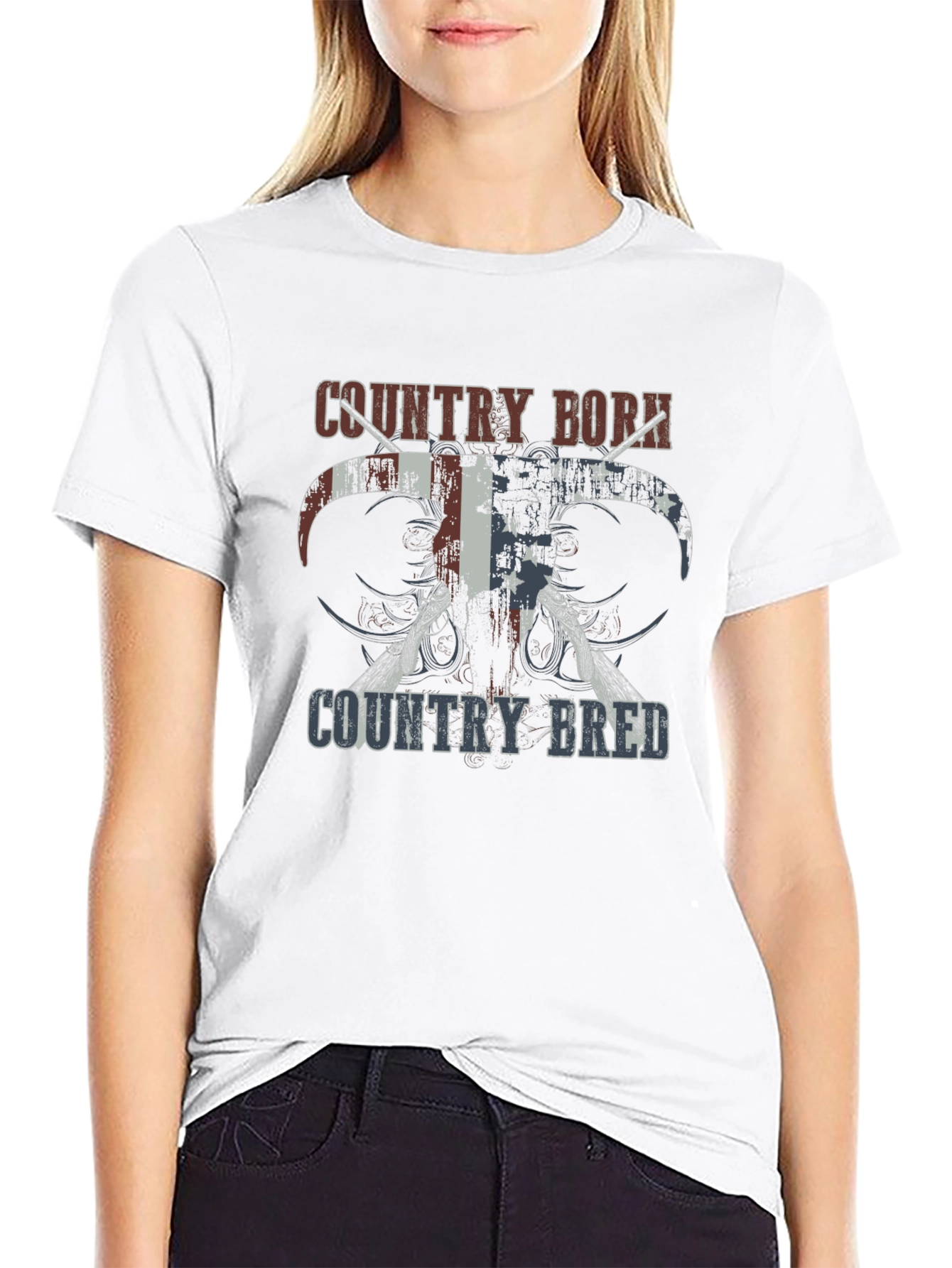 Country Born Country Bred Graphic T-Shirt
