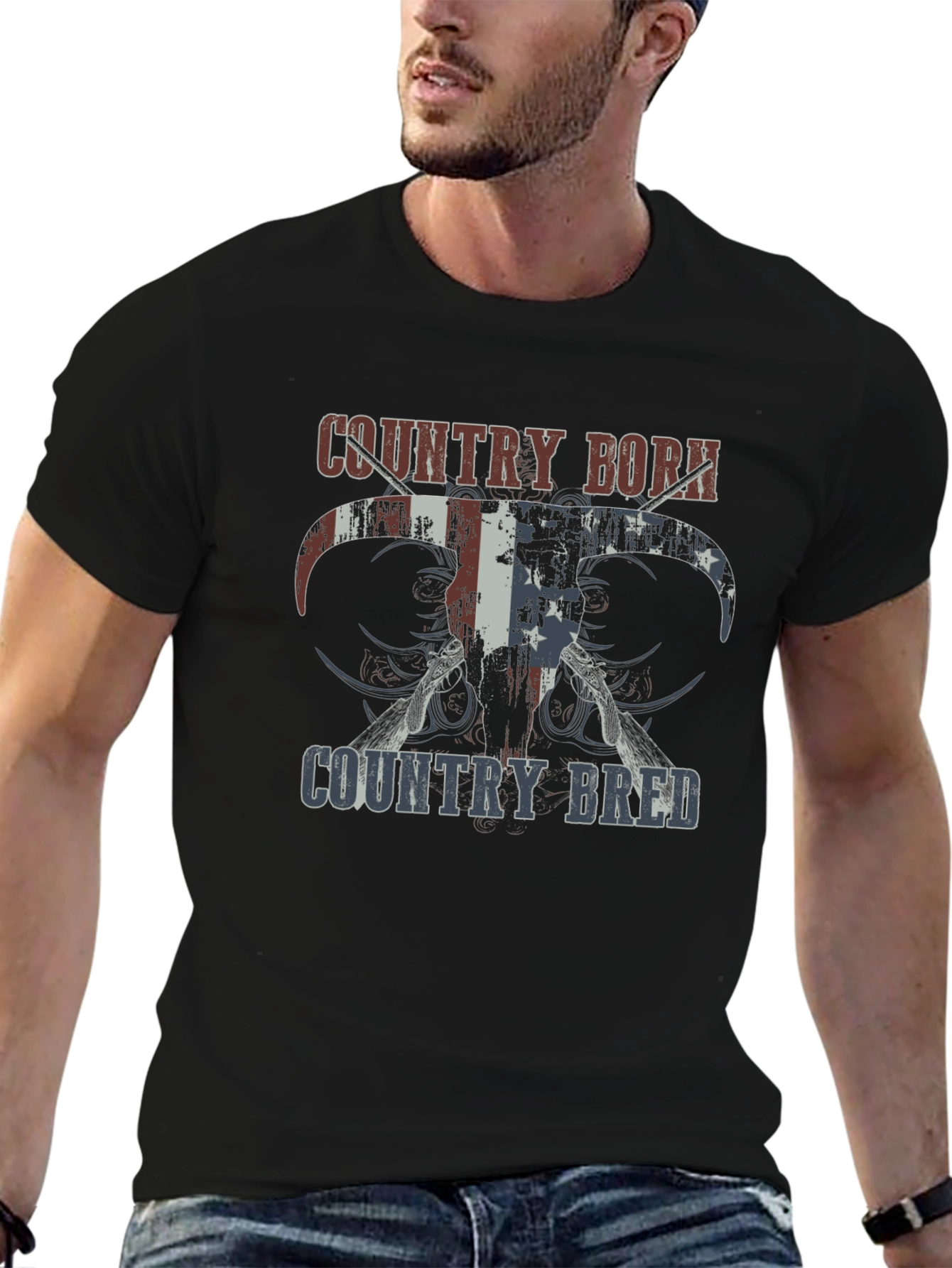 Country Born Country Bred Graphic T-Shirt