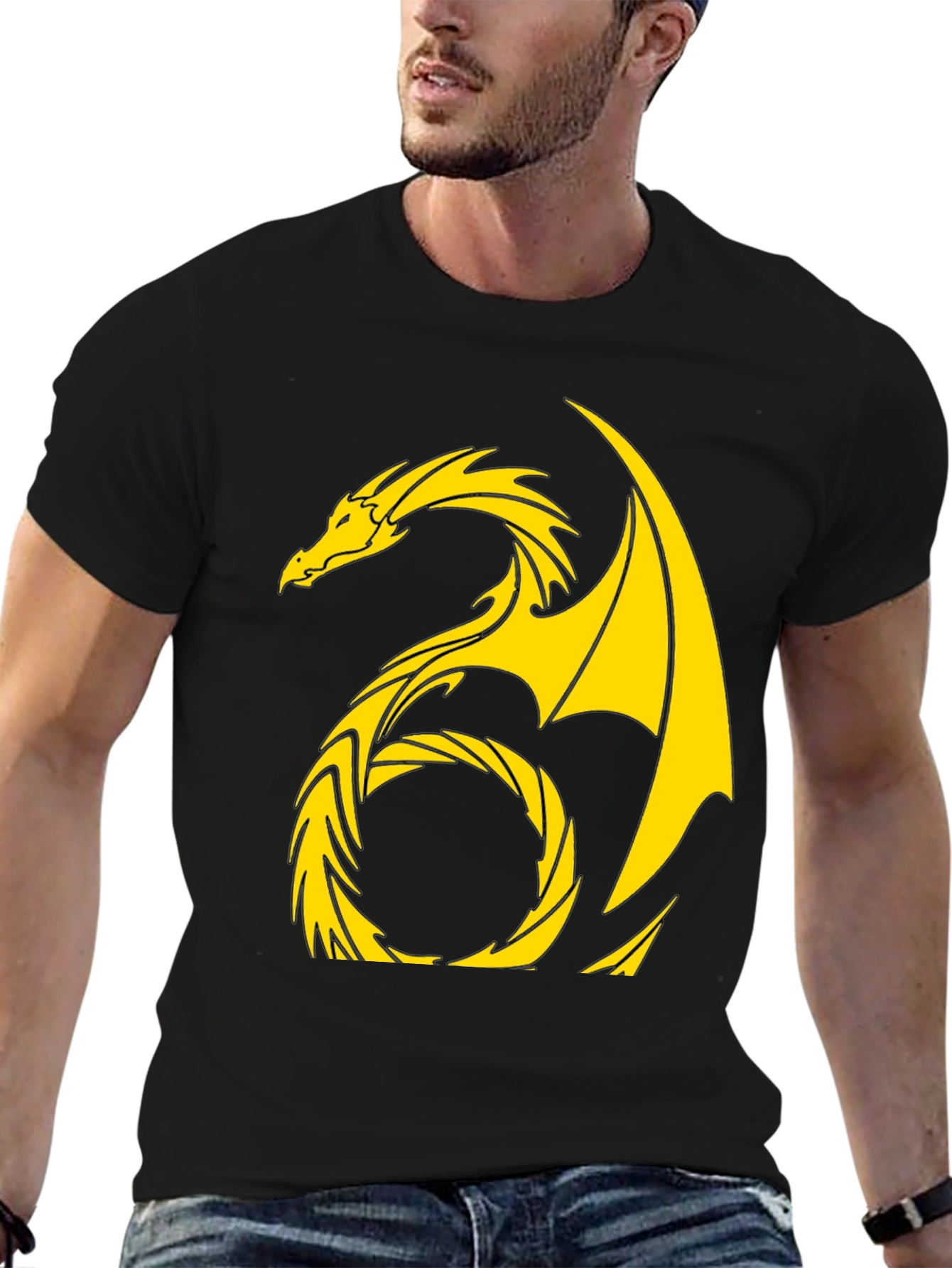 Dragon Graphic Black T-Shirt