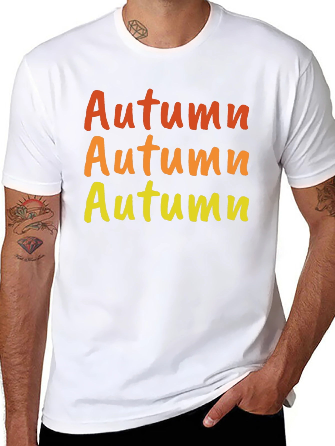 Autumn Graphic Tee - Mens Black T-Shirt